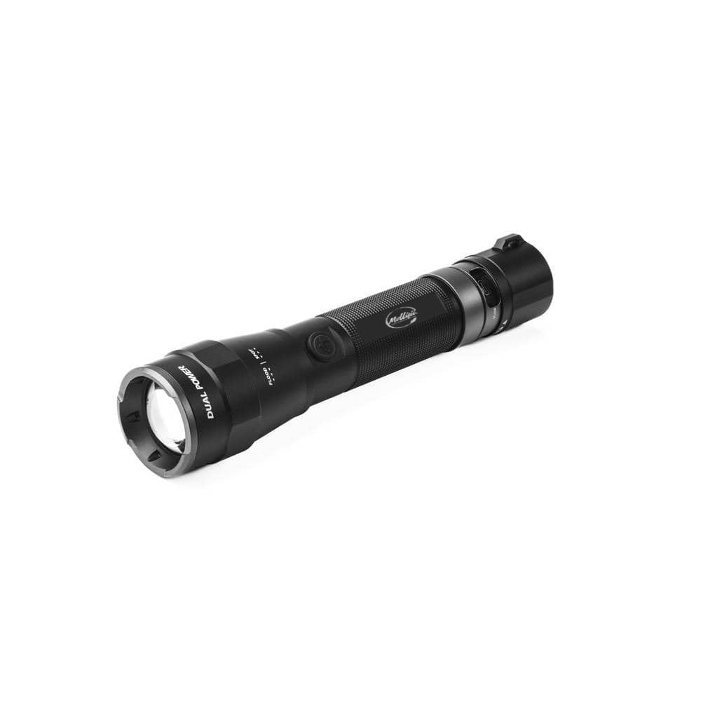 Mollifii 3000-Lumens Dual Power Led Rechargeable Utility Focusing Handheld Flashlight, Mfr: Pvl-Flt-0023-A