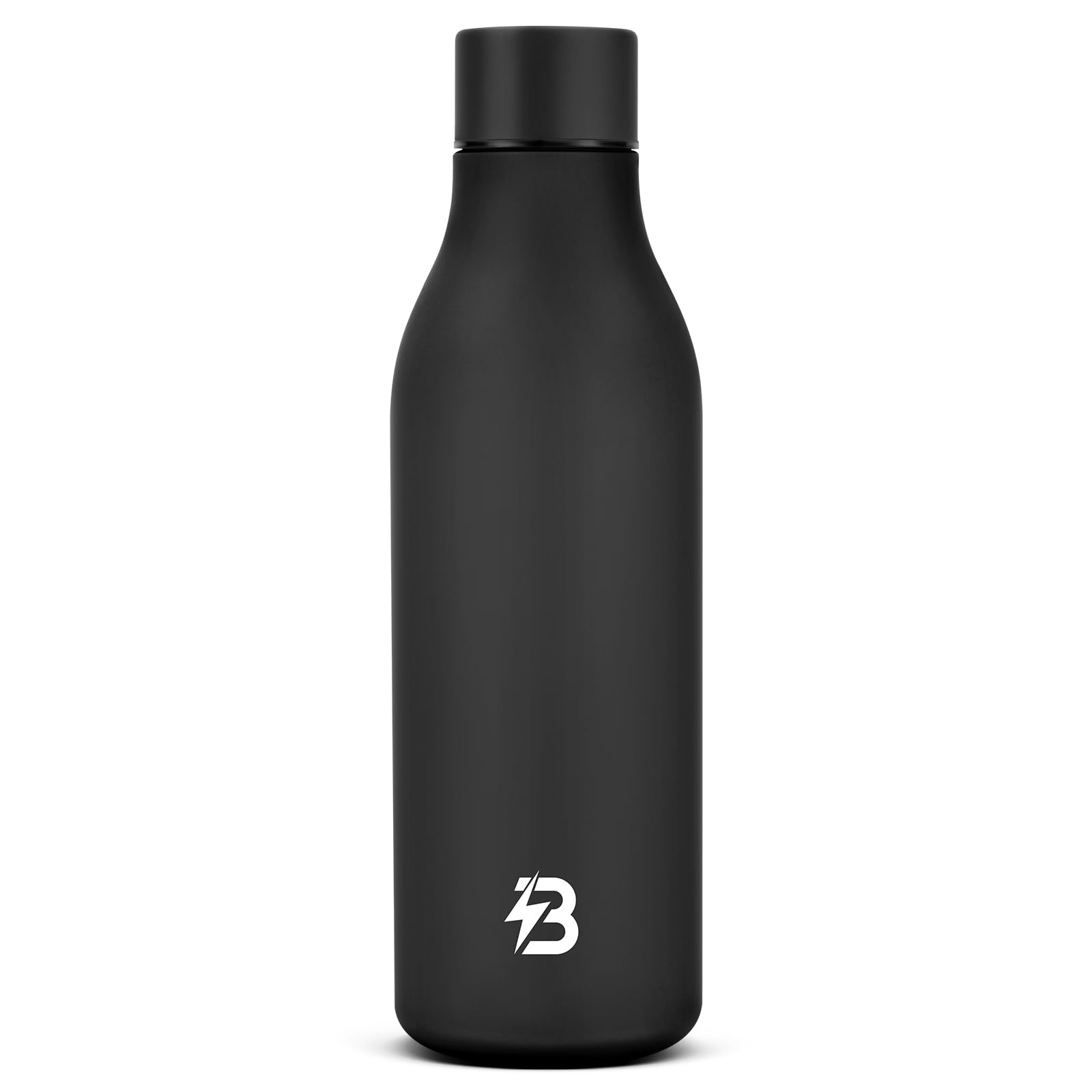 Insulated Metal Water Bottle, 18 Oz Stainless Steel Leak-Proof Gym Water Bottle With Lid For Men