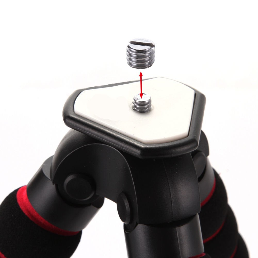 Focusfoto Octopus Flexible Portable Tripod Stand 1/4'' 3/8'' Screw Mounting For Pentax Olympus Action Camera Digital Dv Dslr Camera Large Size
