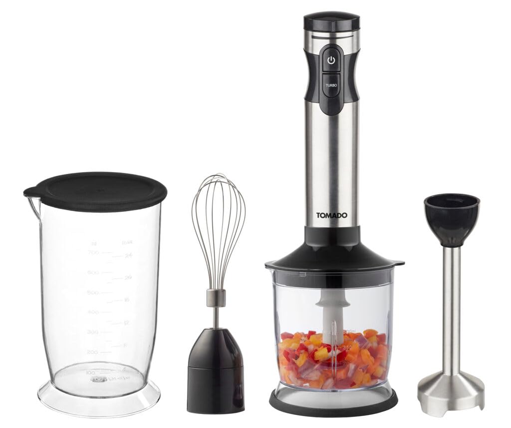 Tomado Tsb9001B Hand Blender Set Stainless Steel 1000W