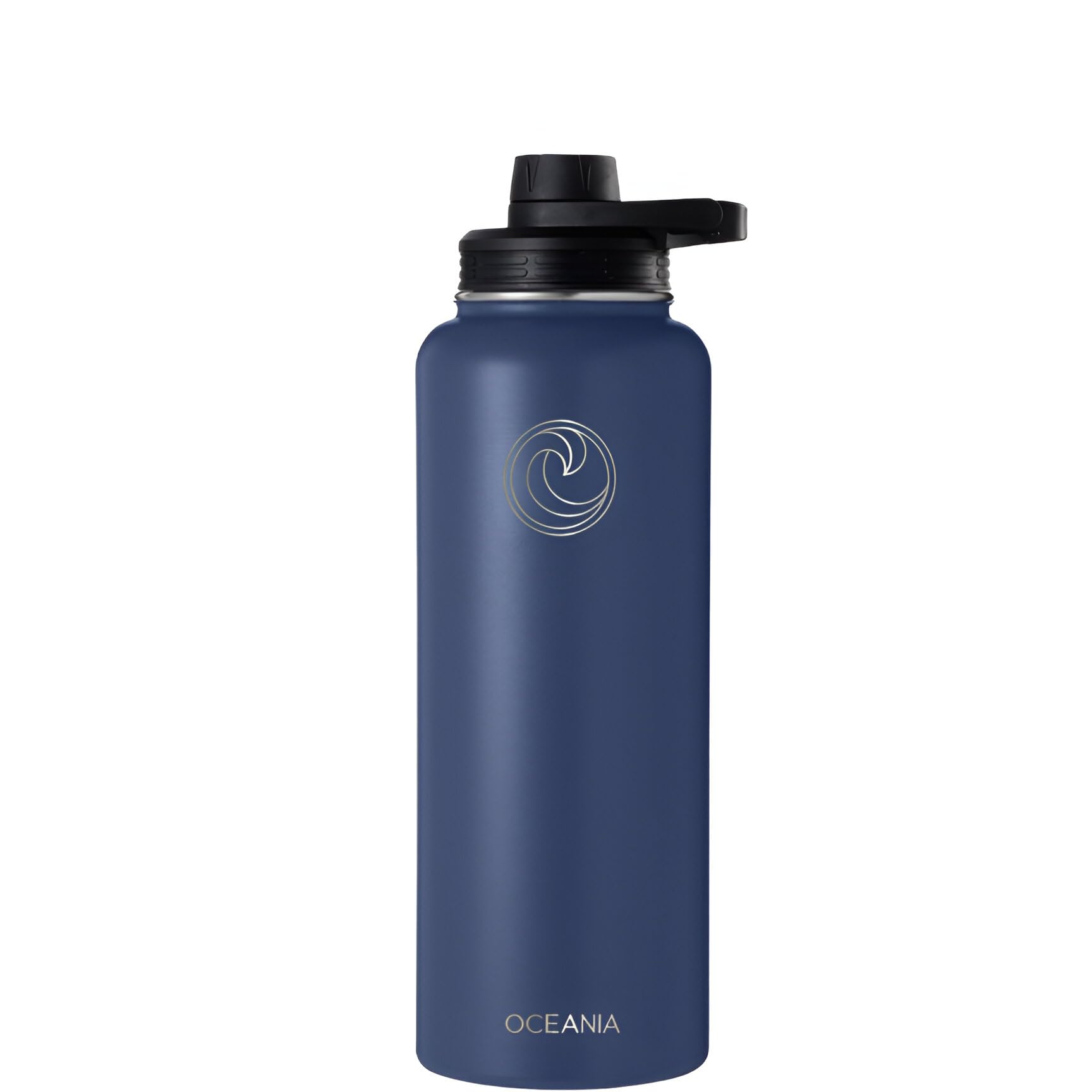 Oceania Flask 40Oz Stainless Steel Water Bottles Modern, Leakproof, Hydro-