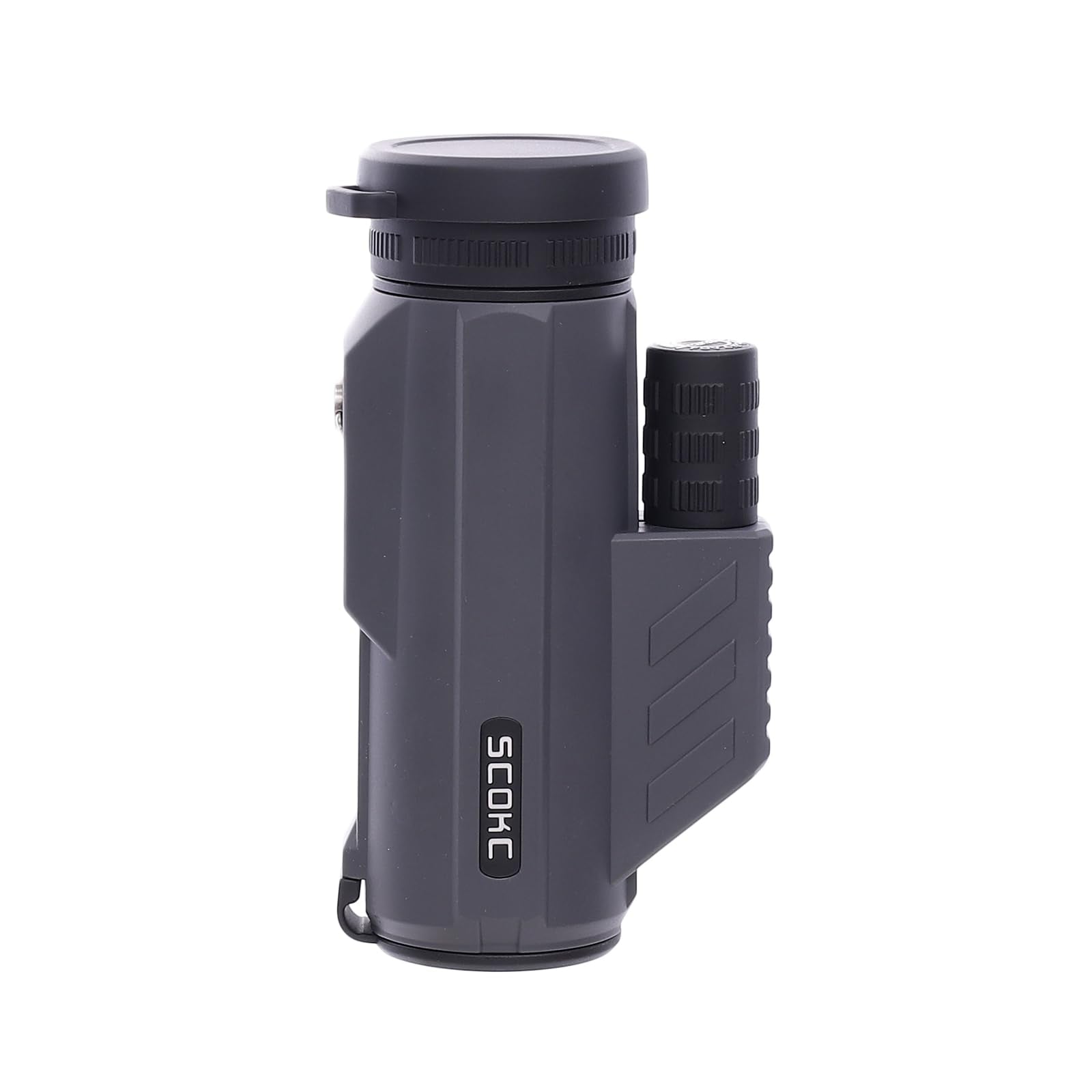 Scokc Waterproof Monocular Telescope Lightweight With Travel Bag, Compact, 10X Magnification, Wide Field Of View For Bird Watching, Hunting, Hiking, Camping (10X32, Dark Grey)