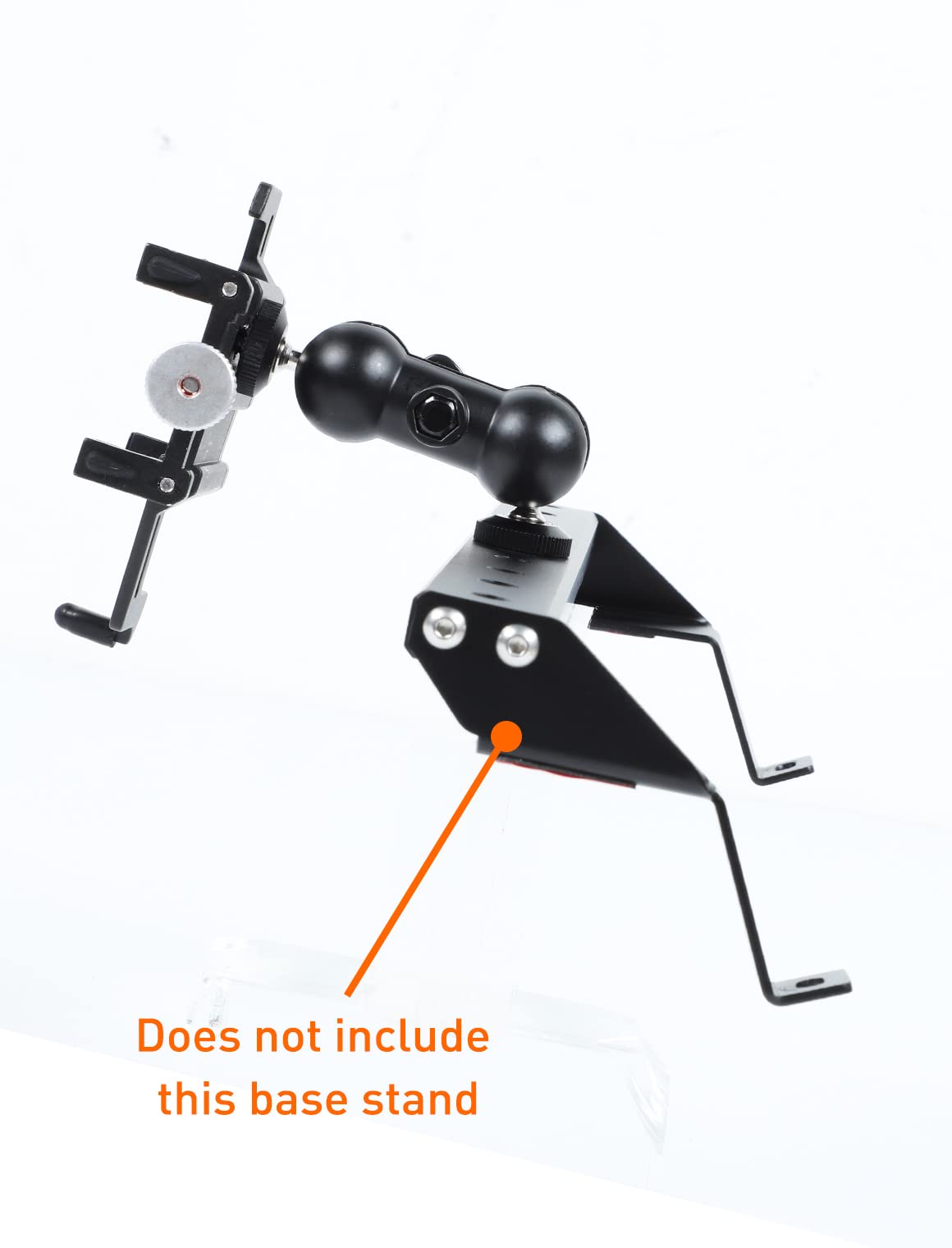 Savadicar Dash Metal Phone Holder Expansion Bracket Accessories, Black, 2 Pcs