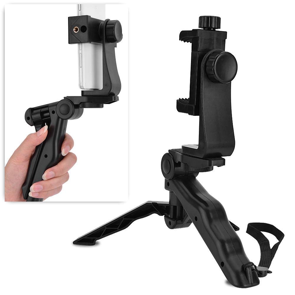 Yosoo Tripod For Cell Phone, Smartphone Tripod Phone Holder Handheld Stabilizer Hand Grip Mount For Smartphone