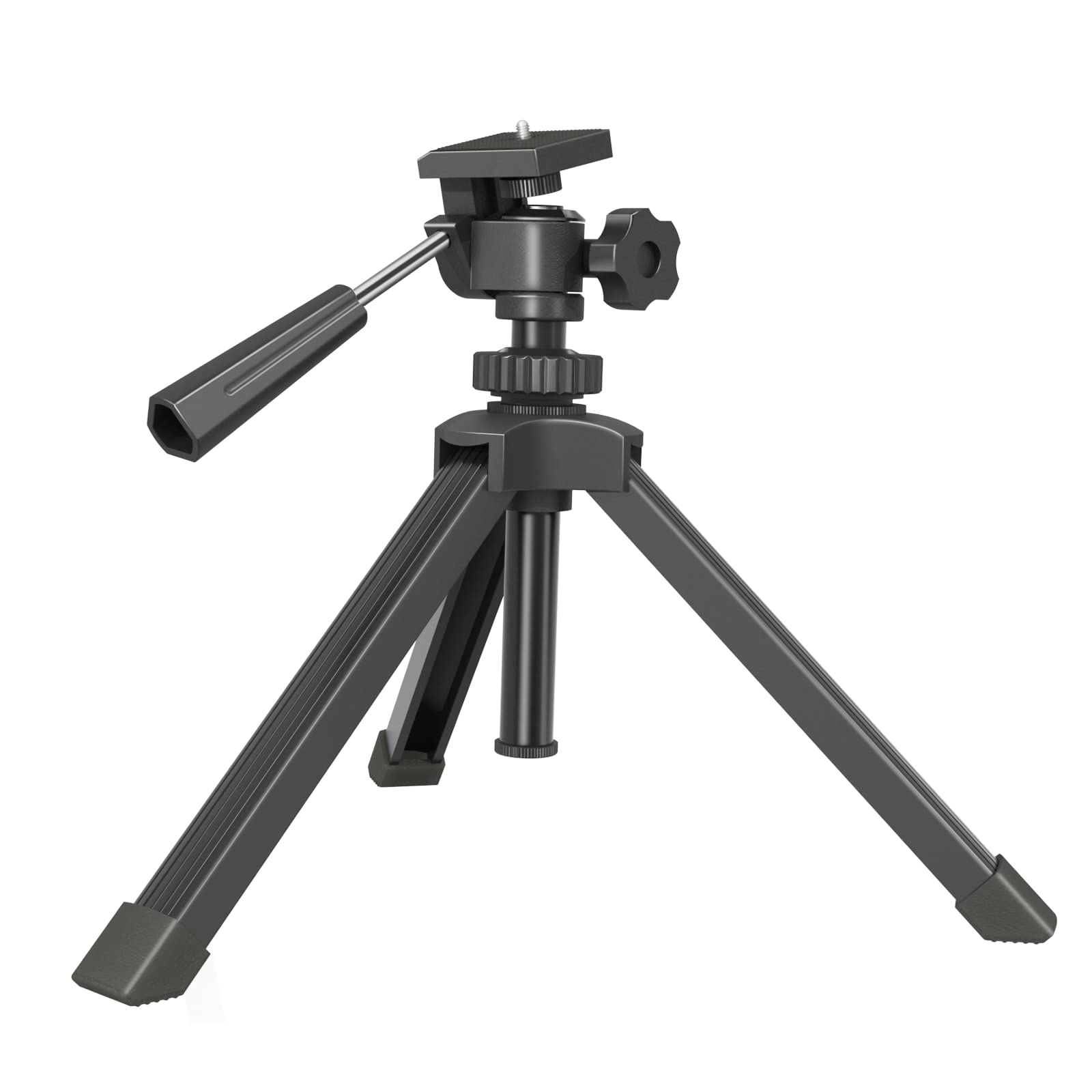 Weooen Compact Tabletop Tripod For Spotting Scope Monocular Camera Projector, Adjustable Tripod Stand With 1/4-20 Threads
