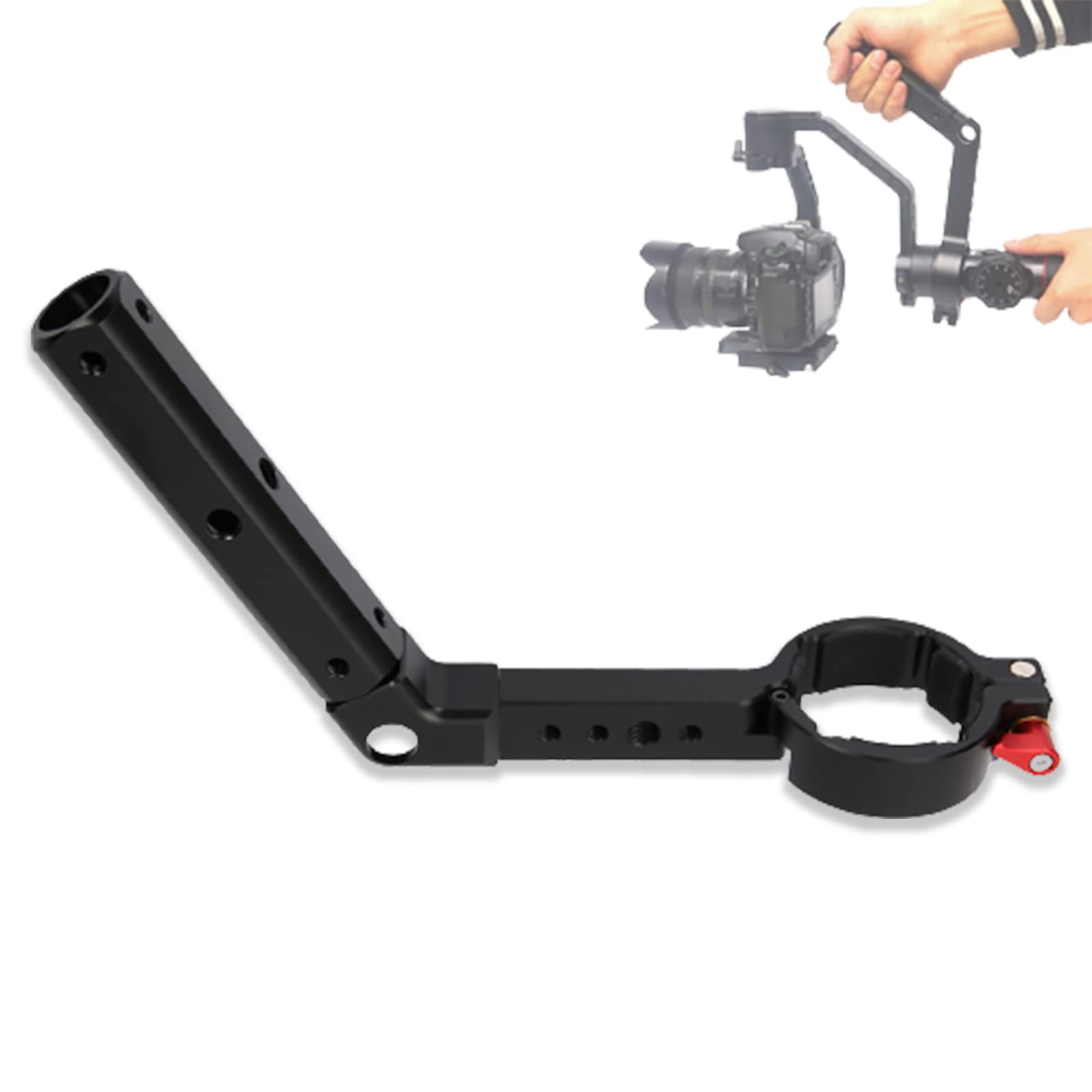Vbestlife Portable Extension Handle Grip Bracket 1/4 Screw Aluminum Alloy Metal Connector For Zhiyun Crane2/ Feiyu Ak2000