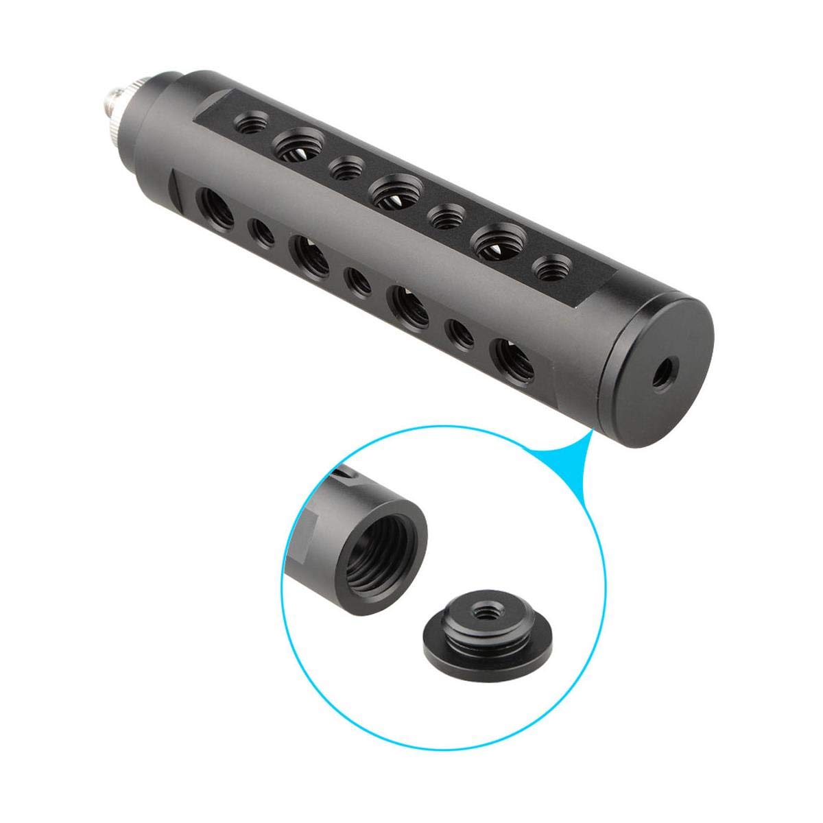Camvate Aluminum Alloy Camera Handle Grip (Black) Dslr Stabilizer Light Mount For Camera Accessory Mount - 0967