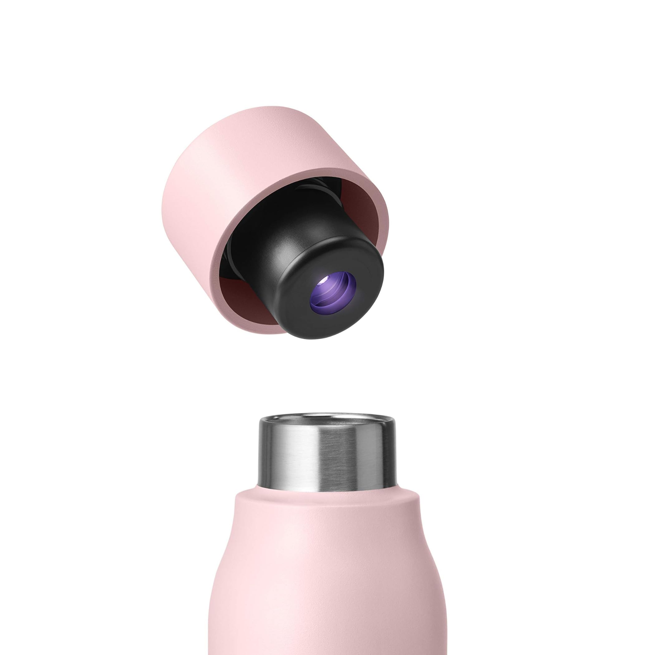 Larq Bottle Purevis 17 Oz - Self-Cleaning And Insulated Stainless Steel Water Bottle With Uv Water