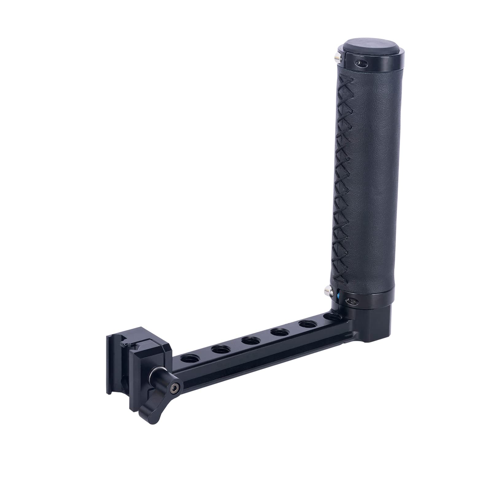 Niceyrig Side Handle Grip For Dji Rs4 / Rs4 Pro / Rs3 / Rs3 Pro / Rs2 / Rsc2, Gimbal Stablilizer Support Leather Handgrip With Extension Arm - 523