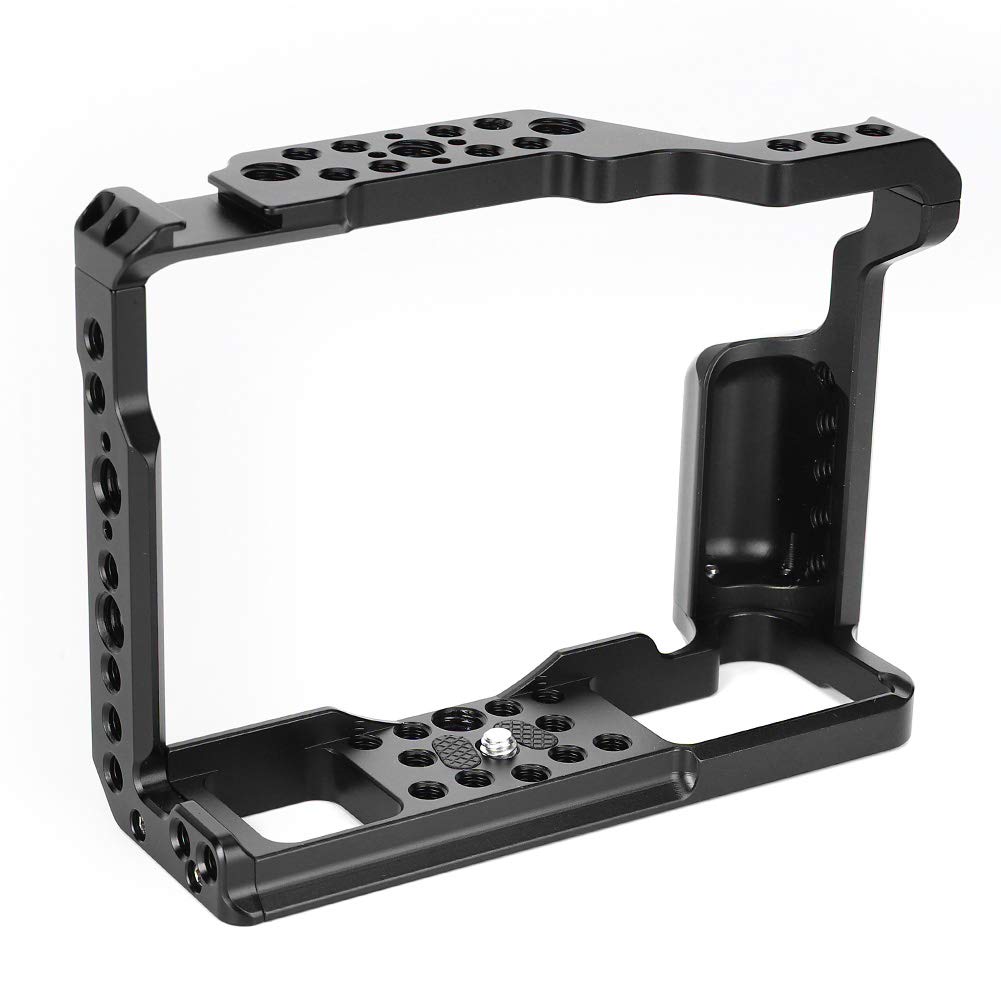 Zyyini Camera Rig Cage For Fuji, Video Cage Protective Frame With 1/4 3/8 Screws Hole And Shoe Mount For Microphone, Photography Light, Stabilizer Grip