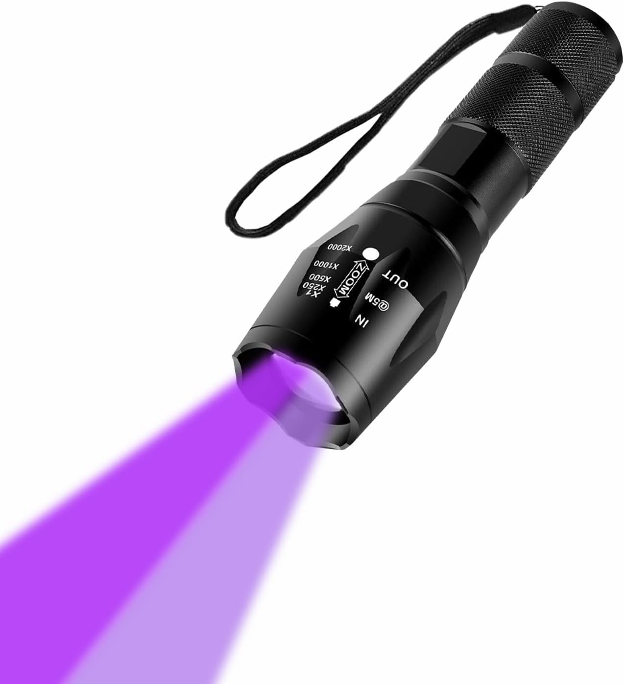 Gaigaimall Uv Flashlight 365Nm & 395Nm Wood'S Lamp Black Light Ultraviolet Flashlight Led Torch Pet Detector For Dog Urine Pet Stains Scorpions Resin Curing