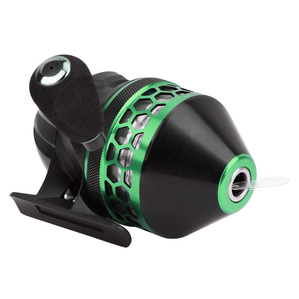 Alomejor Black&Green Baitcasting Fishing Reel - Closed Face, Outdoor Fishing