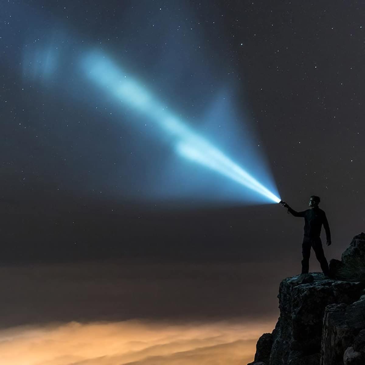 Punlim Rechargeable Flashlights High Lumens, Bright 7 Modes With Cob Sidelight Led Flashlight For Home, Emergencies, High Powered Flashlight (2 Pack)