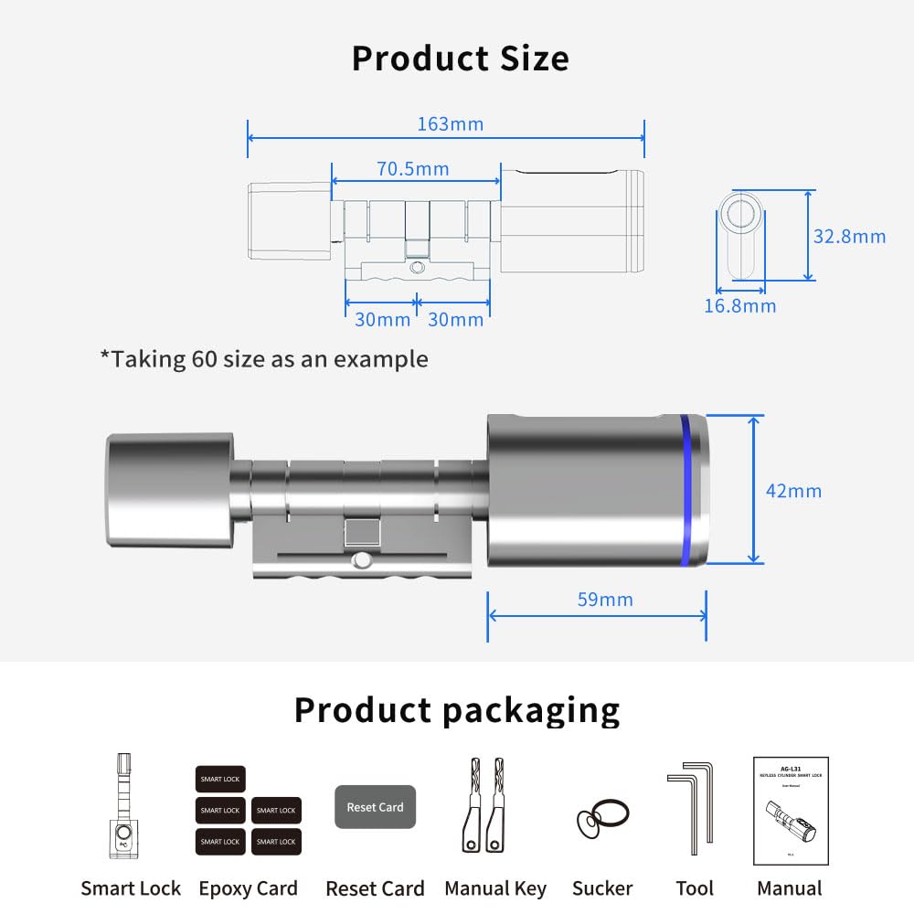 Jshygoup Intelligent Door Locks Fingerprint Ic Card Key Cell Phone Application Household Intelligent Electronic Locks Applicable To Wooden Iron Security Door