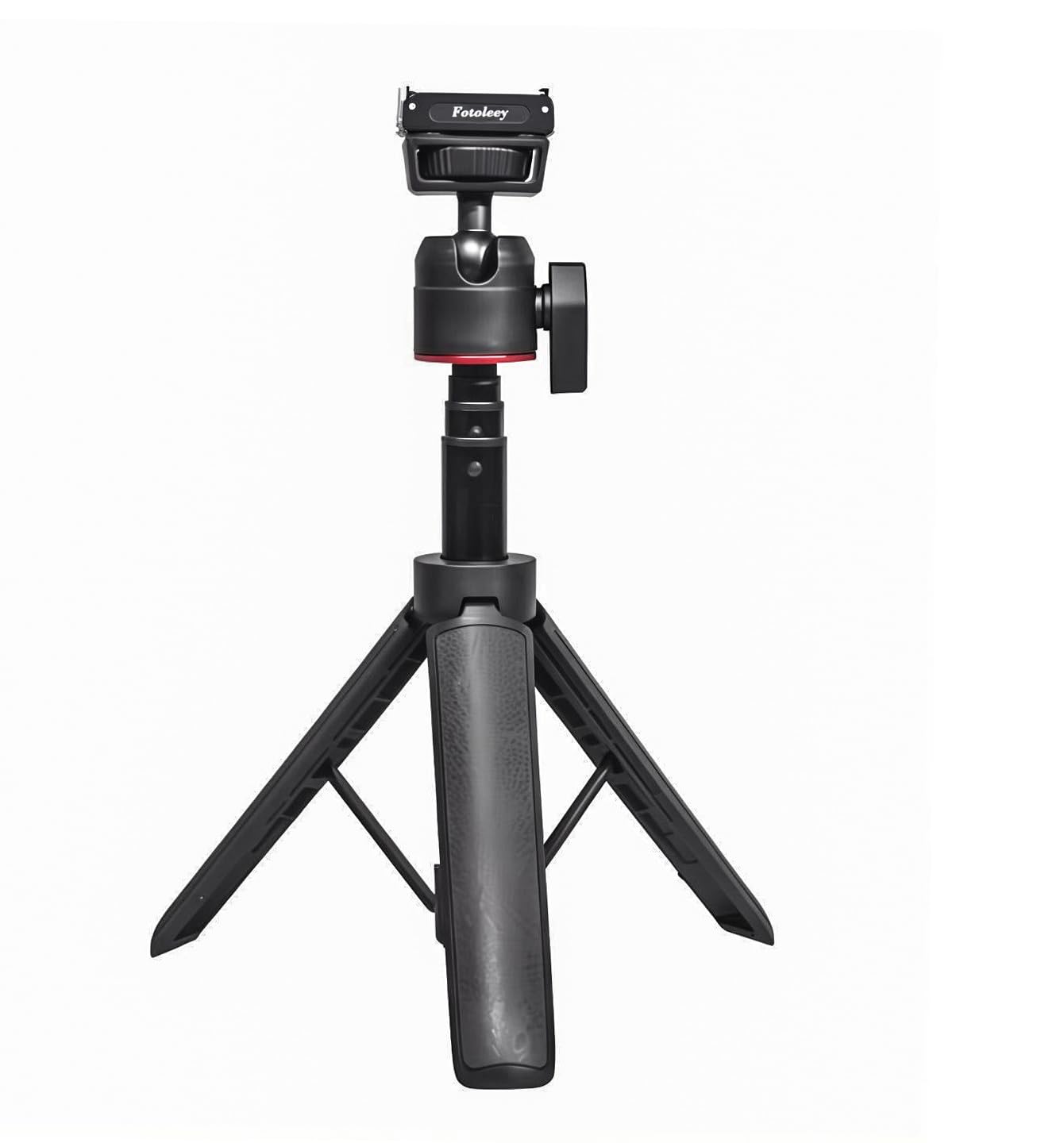Fotoleey Mini Tripod For Dji Osmo Action 5 Pro/Action 4, 20-55Cm Extendable Holder With Ball Head Mount Compatible With Insta360, Go Pro, Vlogging Live Streaming Camera Stand
