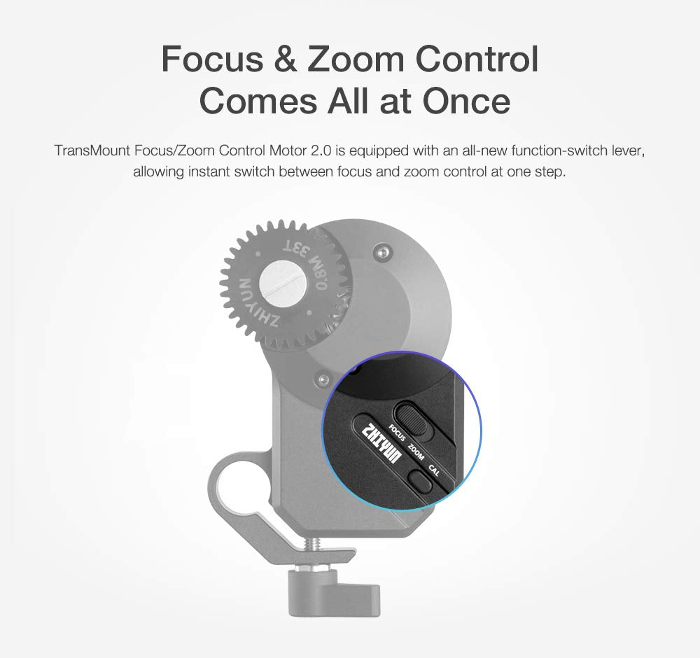 Zhiyun Cmf-06 Transmount Servo Follow Focus/Zoom Controller For Weebill S/Crane 3/Crane 3S/ Crane 2S Gimbal Handheld Stabilizer