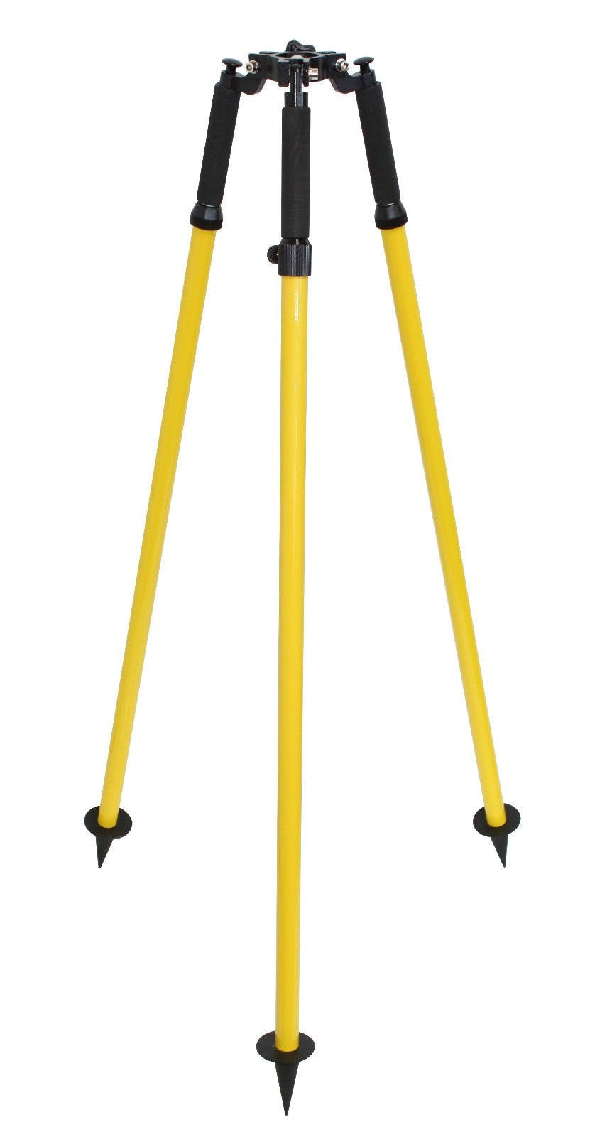 T.I.T.S. Tsi Surveying Prism Pole Bipod Thumb Release Tripod High Vis Yellow