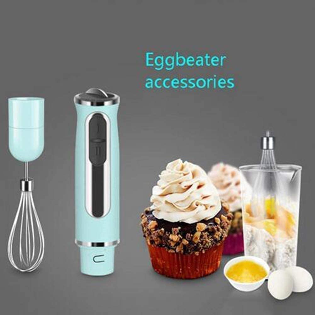 Zhykll 600W 4-In-1 Immersion Hand Blender, Titanium Plated, Speed Multifunctional Ultra-Stick, Turbo Mode, Bpa- Egg Whisk/Milk Frother Detachable