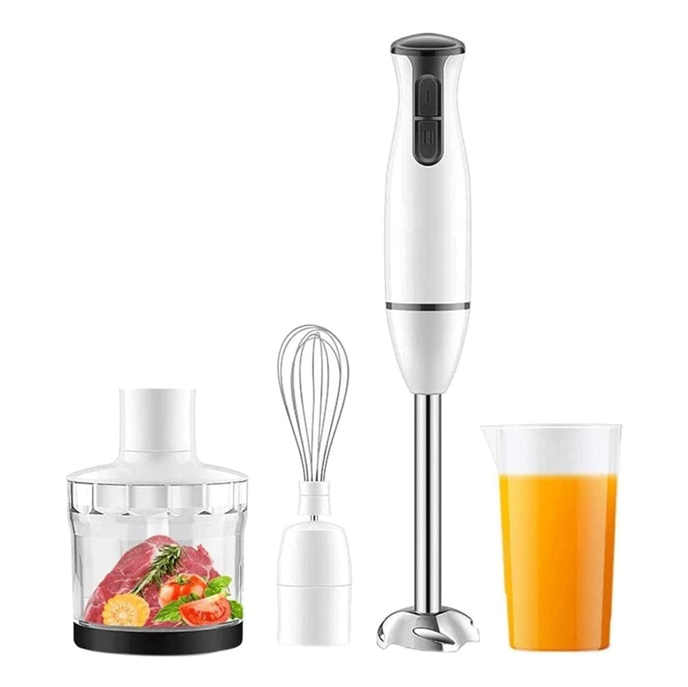 Zhykll Hand Blender, Blender Handheld With Stainless Steel Blade, Heavy Duty Chopper, Whisk, Milk Frother For Smoothie, Baby Food, Sauces,Puree, Soup
