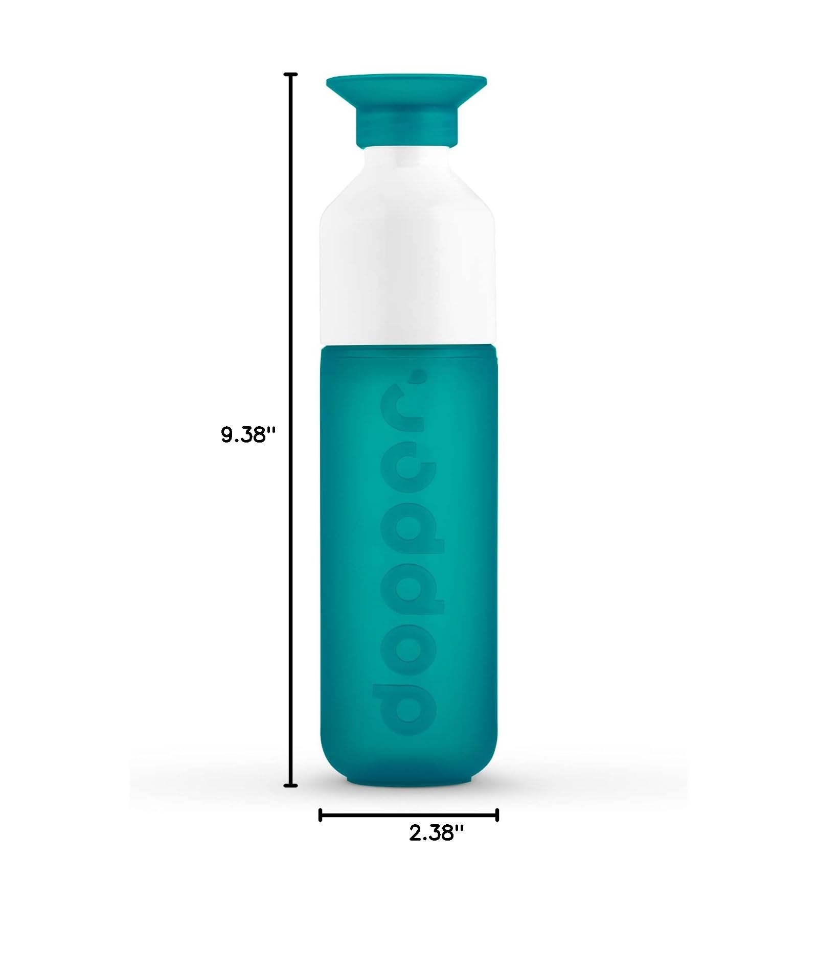 Preserve Dopper Water Bottle, 15.25 Ounce, Tidal Teal