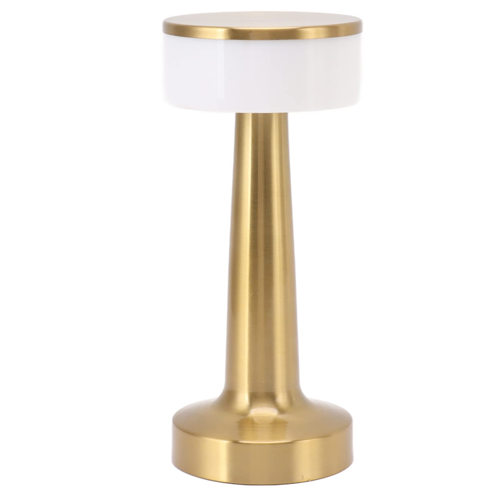 Hyuduo Portable Touch Night Light With 3 Color Usb Charging Metal Retro Nightstand Lamp Bedside Lamps For Restaurant Bedroom Bars Home