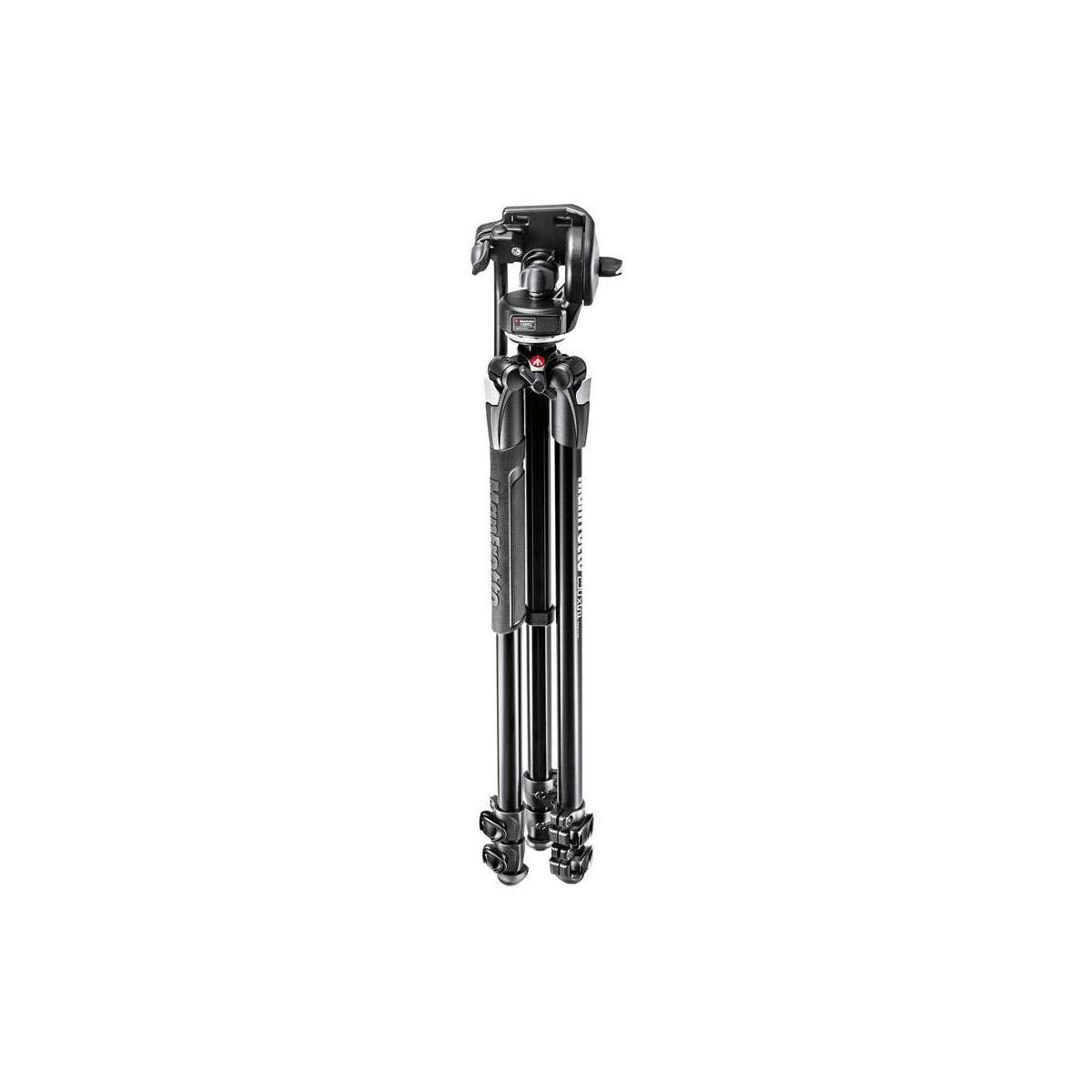 Manfrotto 290 Xtra 3-Section Aluminum Tripod With 128Rc Micro Fluid Head And Quick Release