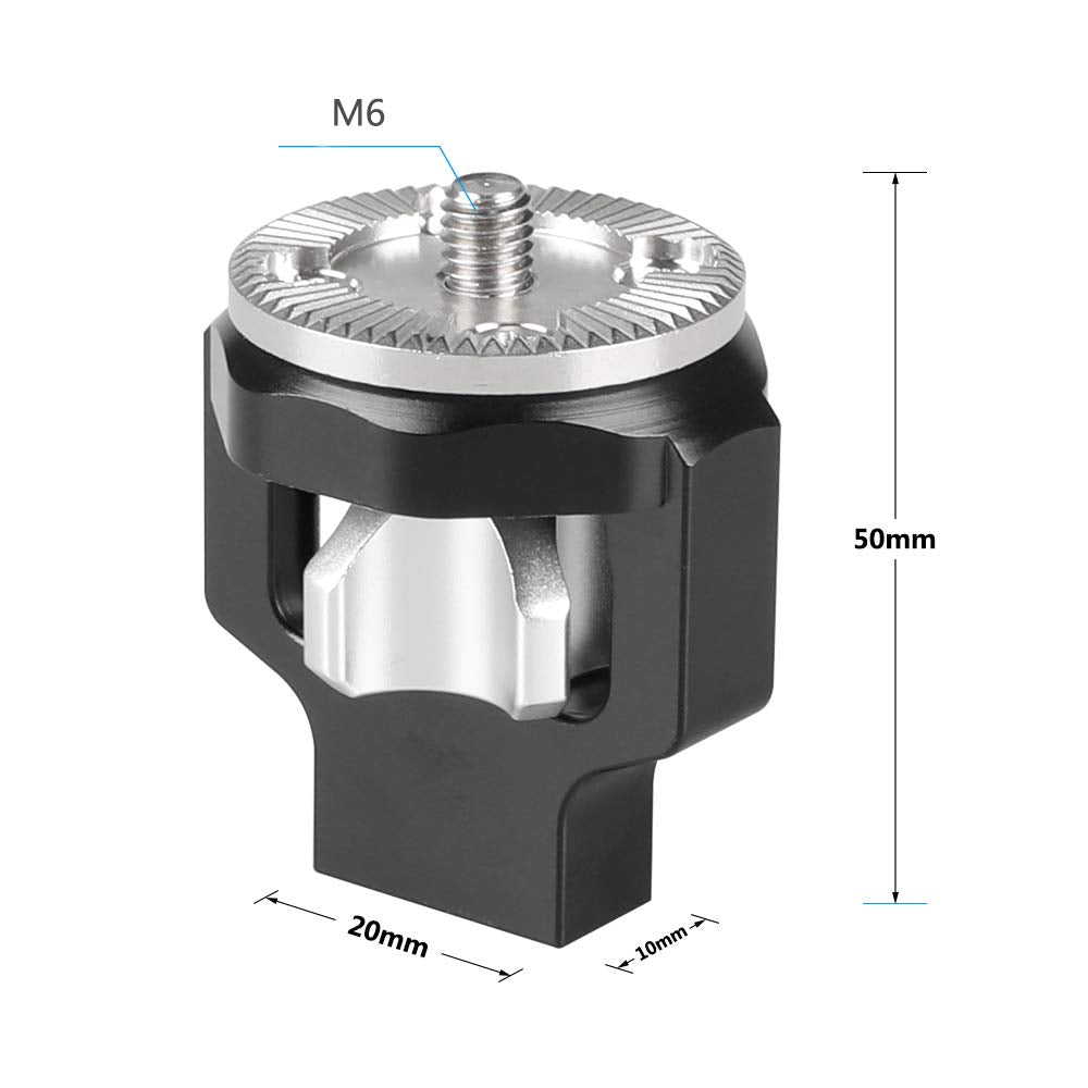 Camvate M6 Standard Rosette Extension Mount For Diy Wooden Handgrip - 2207