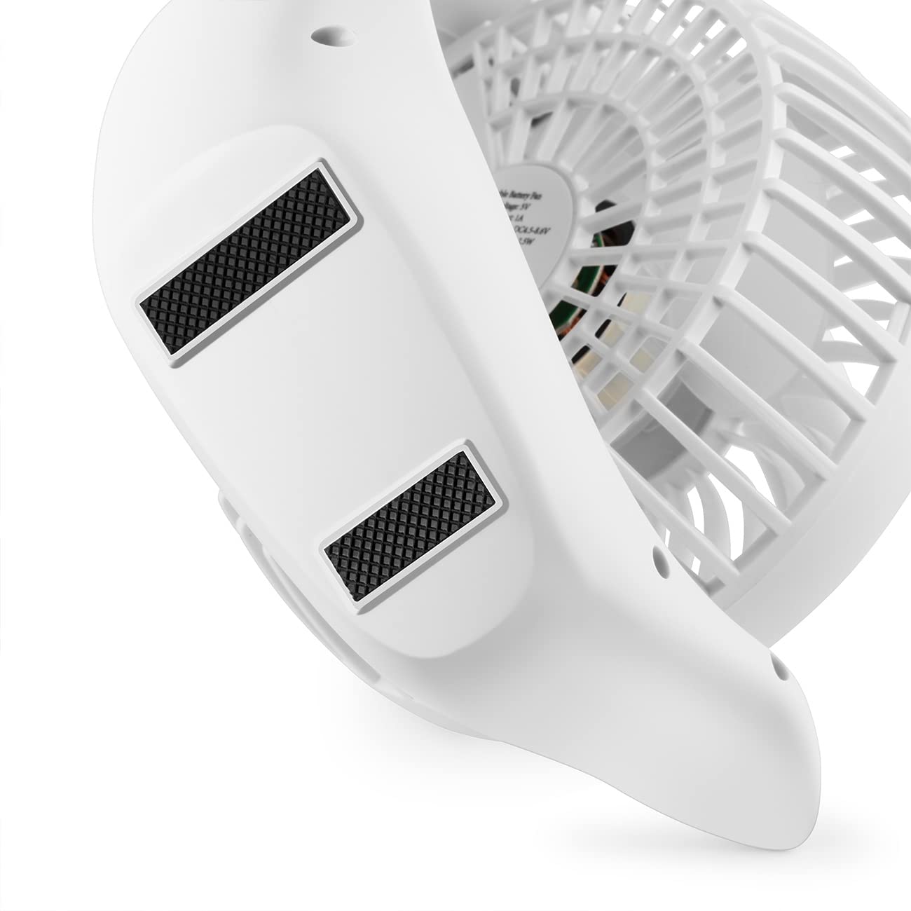 Viniper Portable Rechargeable Fan, Small Desk Fan : 3 Speeds & About 8-24 Hours Longer Working, 180°