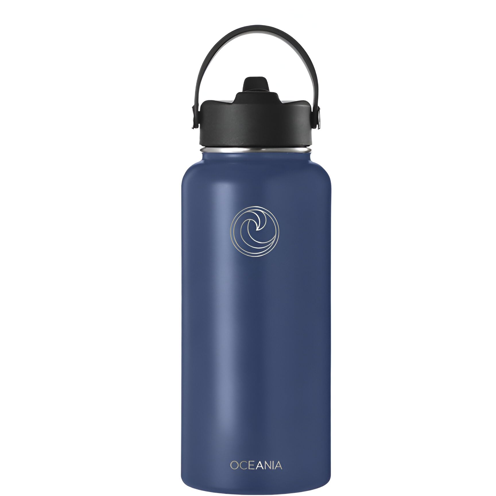 Oceania Flask 32Oz Stainless Steel Water Bottles Modern, Leakproof, Hydro-