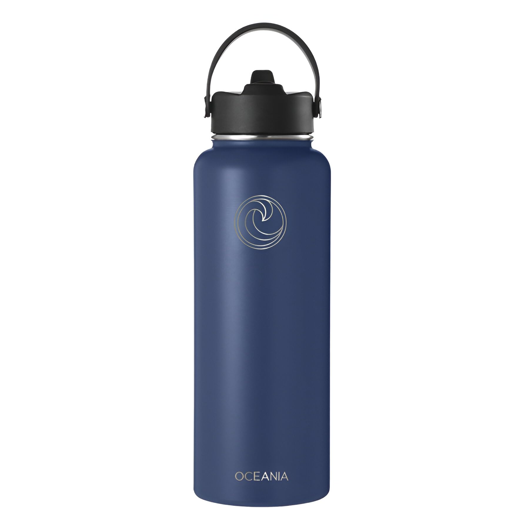 Oceania Flask 40Oz Stainless Steel Water Bottles Modern, Leakproof, Hydro-