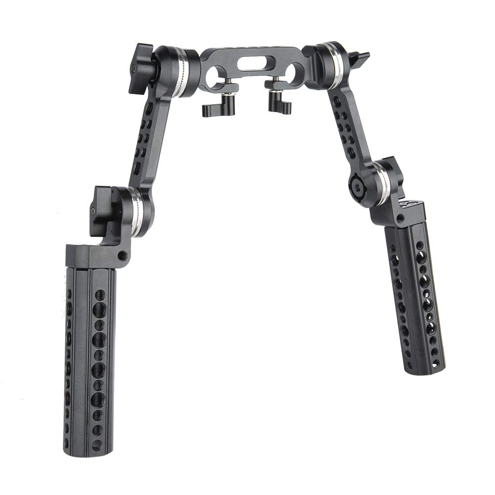 Niceyrig Rosette Handle Kit With Extension Arm M6 Threaded Applicable For 15Mm Dslr Shoulder Pad Rig System - 271
