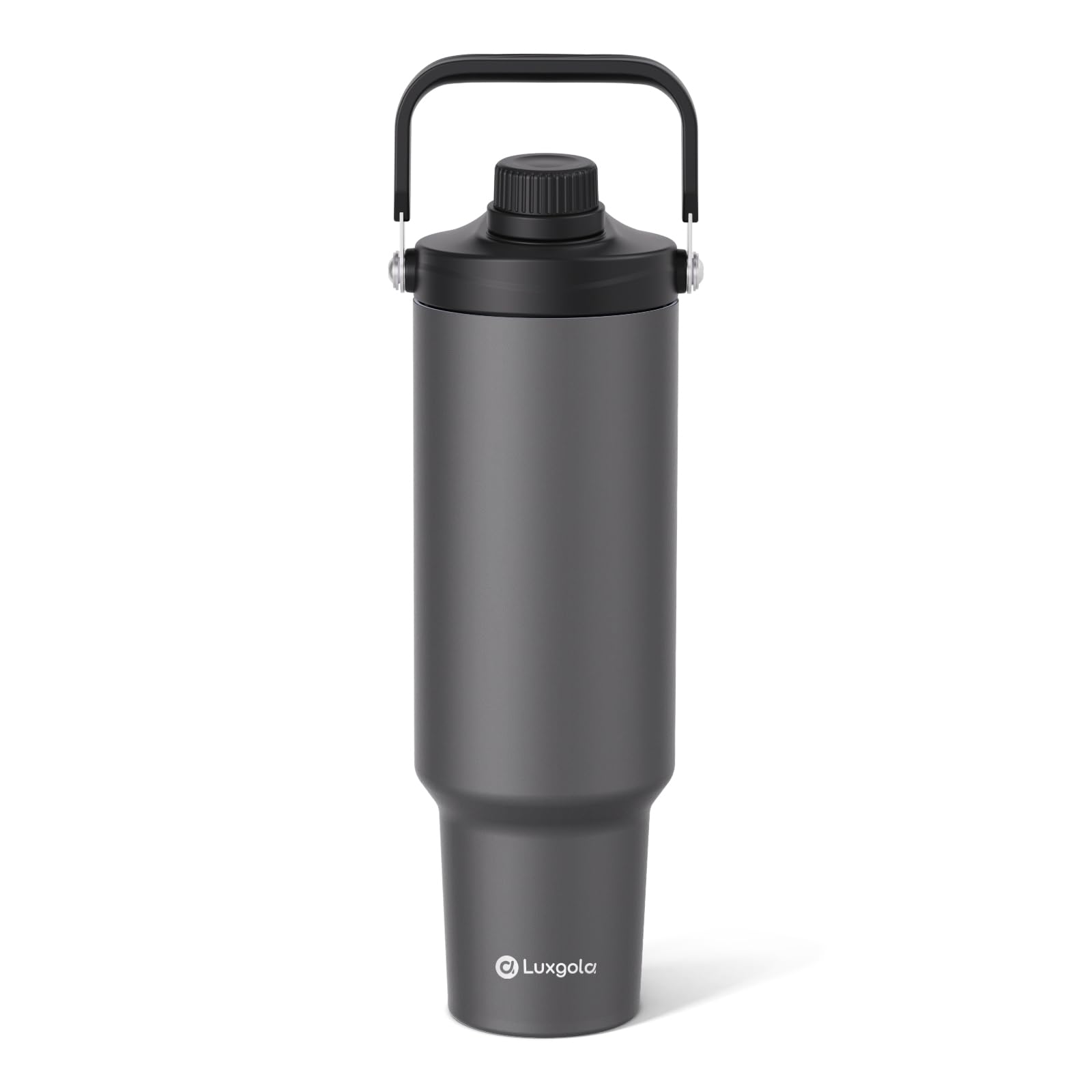 50 Oz Insulated Tumbler, Double Wall Vacuum Stainless Steel Cup With Handle And Spout Lid, For Cold