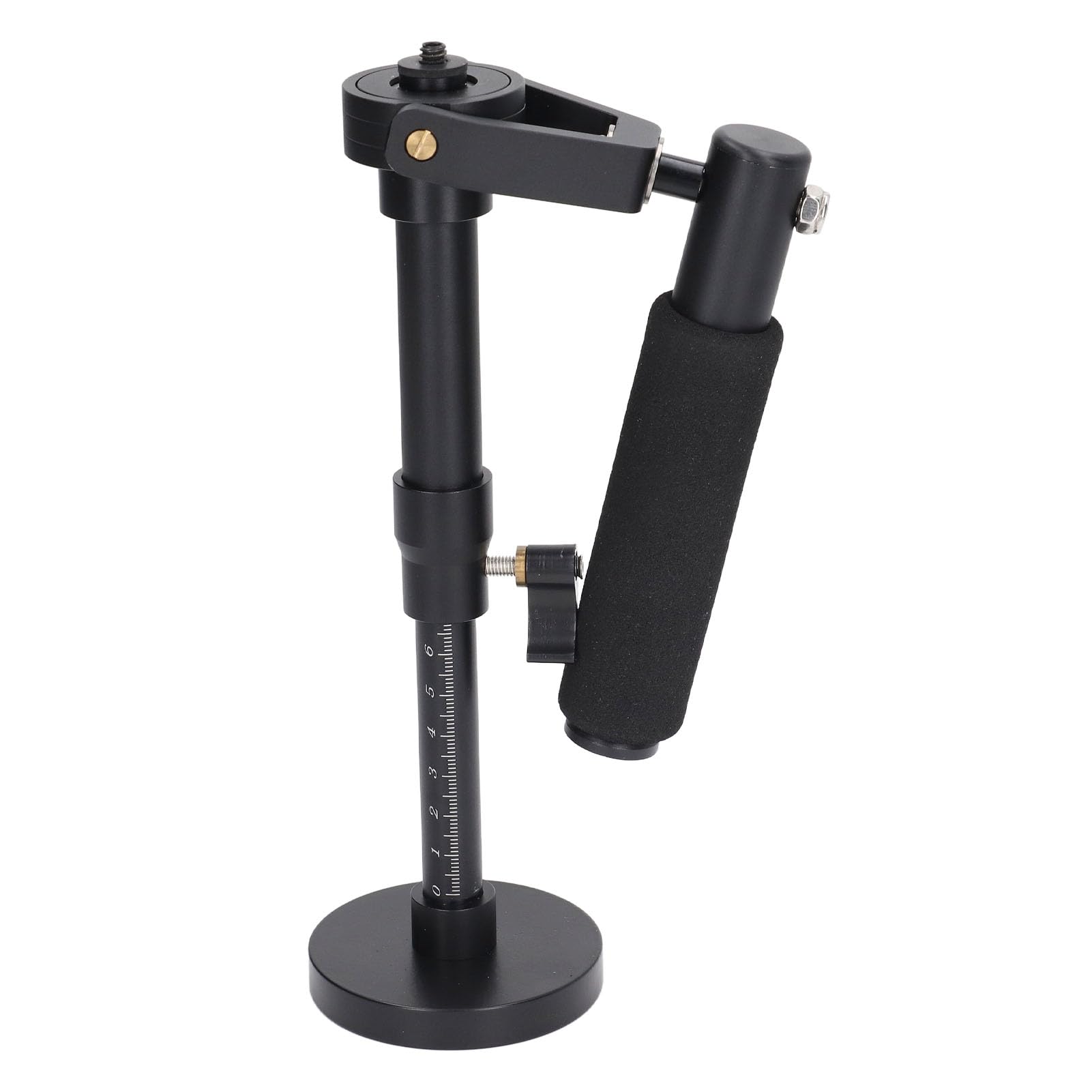 Denash Micro Balancing Camera Stabilizer, Height Adjustable Smooth Telescopic Hand Stabilizer, 3 Axis Handle, 1/4 Screw Port For Dslr