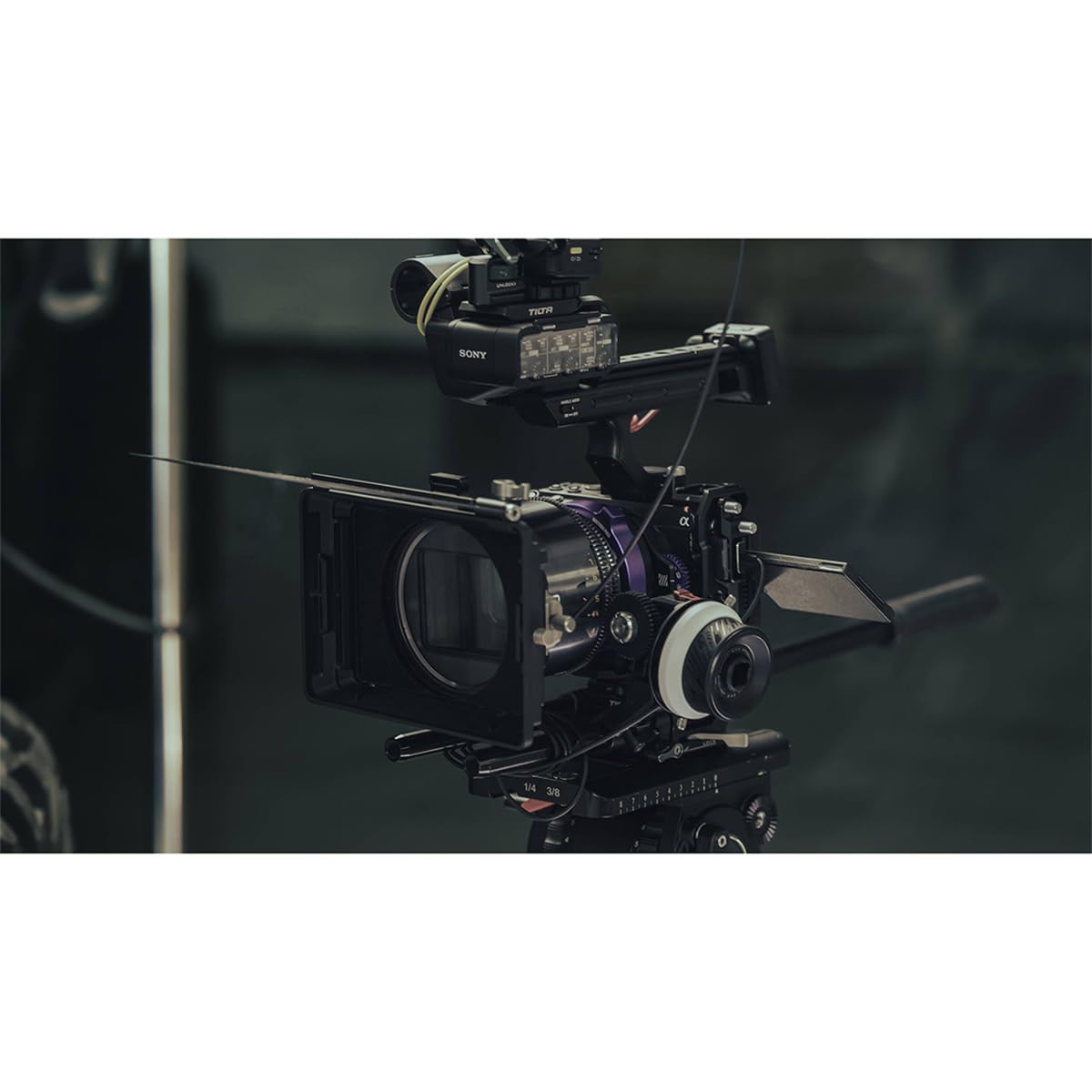 Tilta Camera Cage Basic Kit For Fx3/Fx30 V2 Includes Cage, Top Handle, Baseplate & More Top Plate Nato Rail, Cold Shoe, 1/4"-20 And 3/8"-16 Thumb Screw Design Black