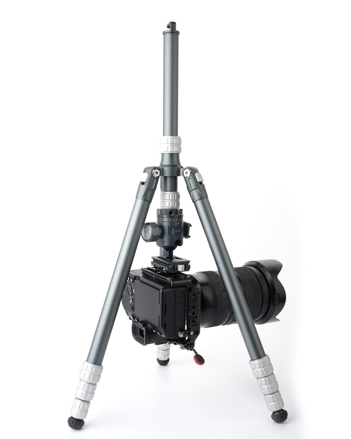 Pukoko Camera Tripod Stand For Phone And Camera With 360° Ball Head Quick-Release Arca-Swiss Mount System For Dslr Camera Camcorder,Phone Max Load 17Lb