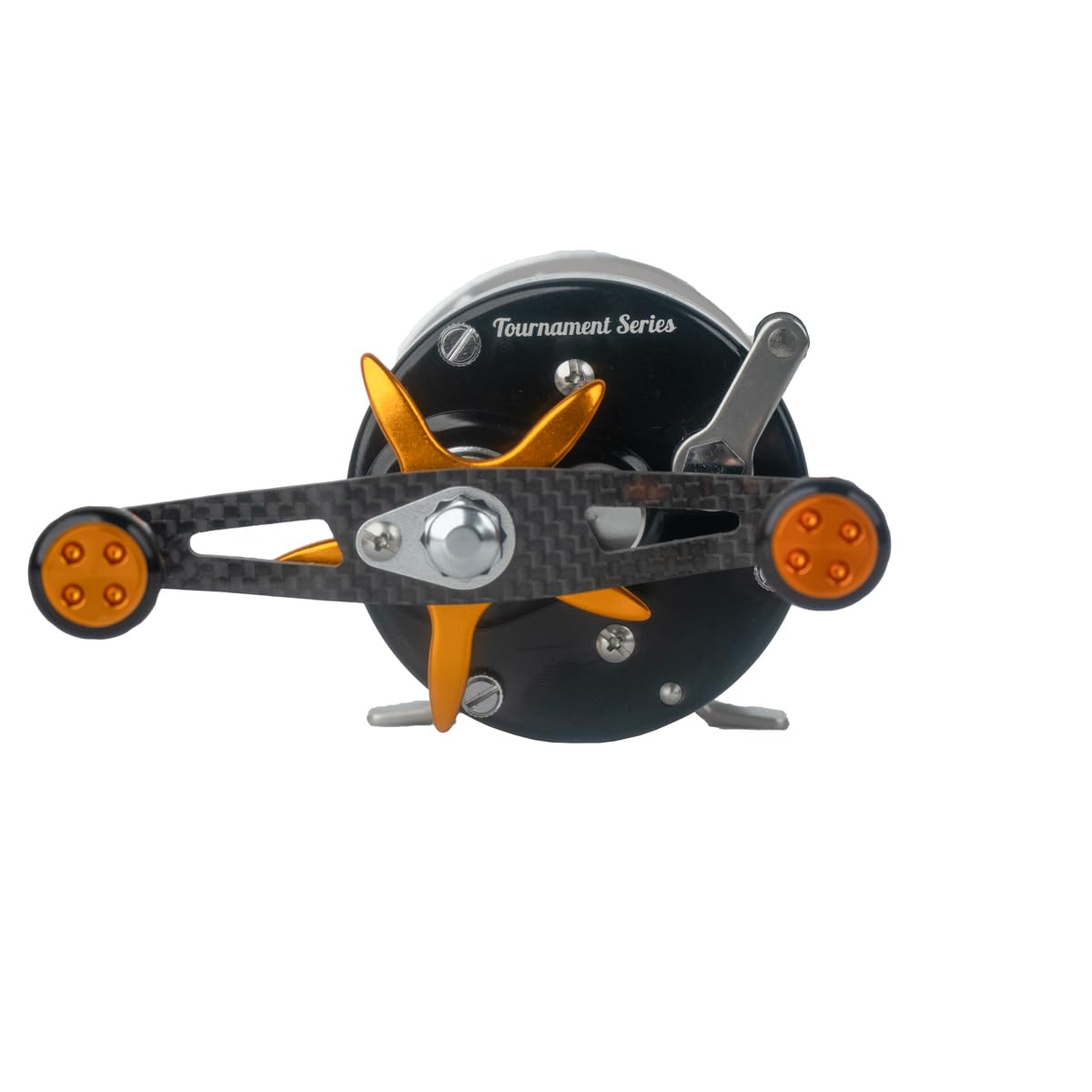 Catfish Pro Tournament Series 600Cts Round Baitcasting Reel - 6+1 Stainless Steel Ball Bearings, 5.3:1 Gear Ratio, 19Lb Drag, Brass Gears, Centrifugal Brake, Durable & Powerful For Big Catfish Fishing