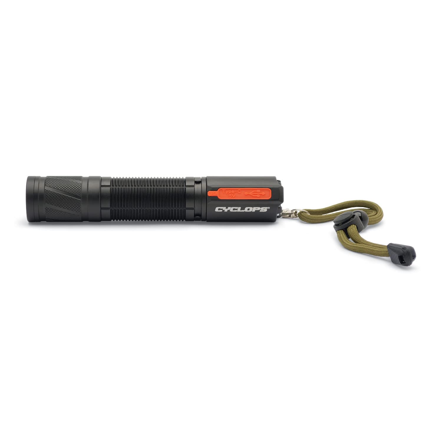 Cyclops Handheld Aluminum Housing 1200 Lumens Rechargeable Pocket Flashlight For Camping, Hiking, Emergency
