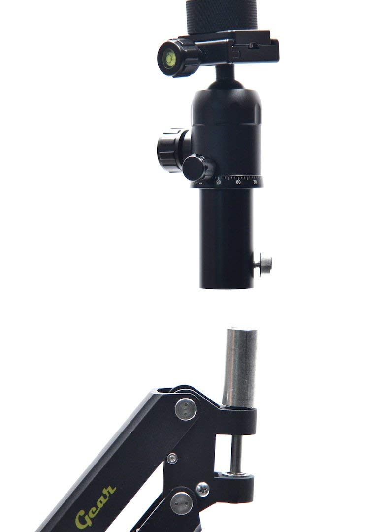 Glide Gear Gim 100 3 Axis Video Camera Gimbal Vest & Arm Adapter With Ball Head