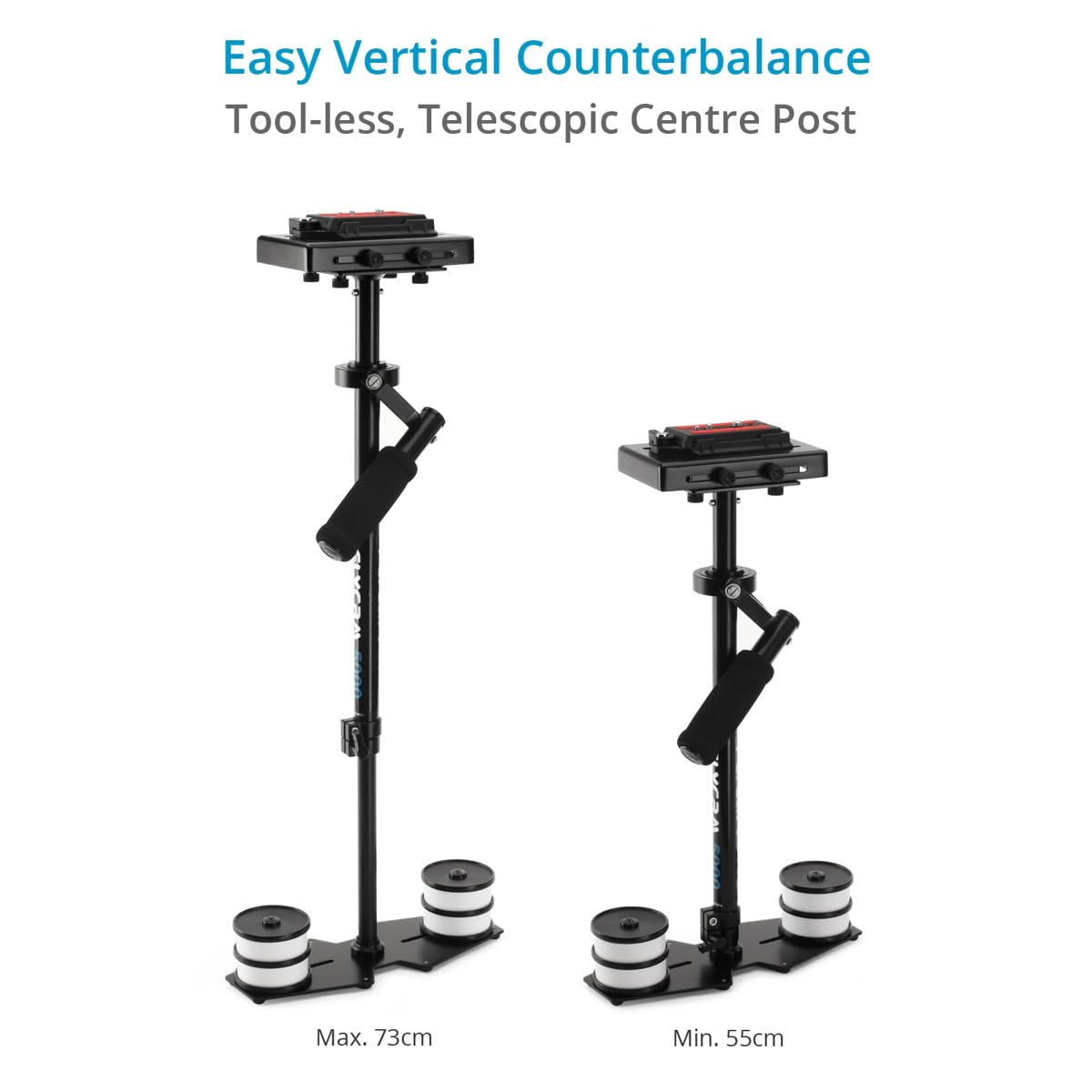 Flycam 5000 Camera System With Comfort Arm And Vest - Arm Brace & Table Clamp