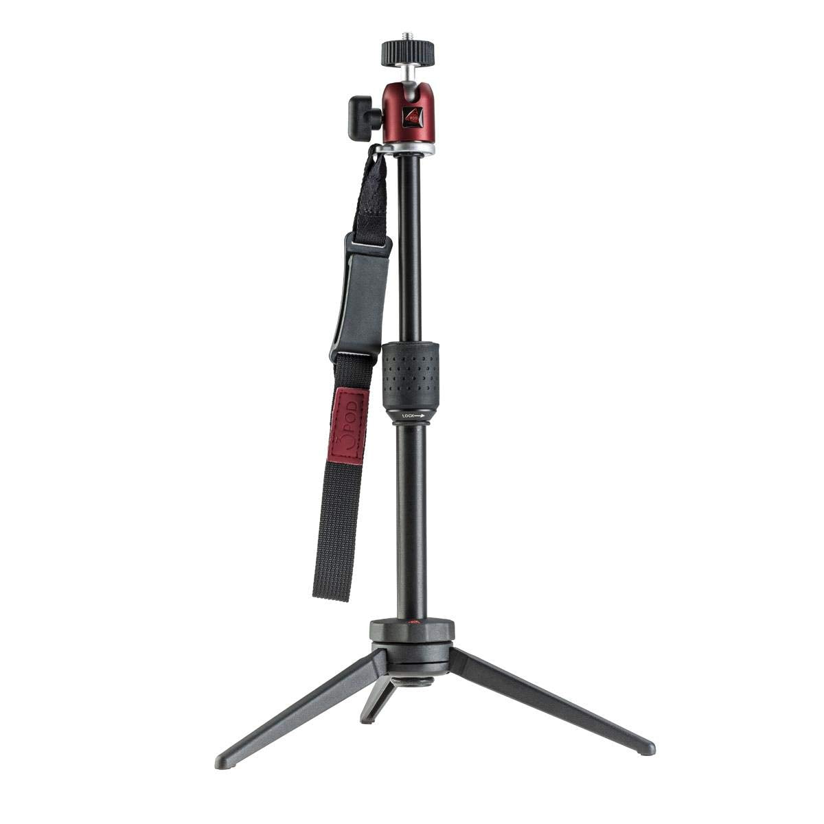 3Pod Small Portable 2-Section Table Top Mini Tripod With Ball Head For Dslr & Gopro Cameras