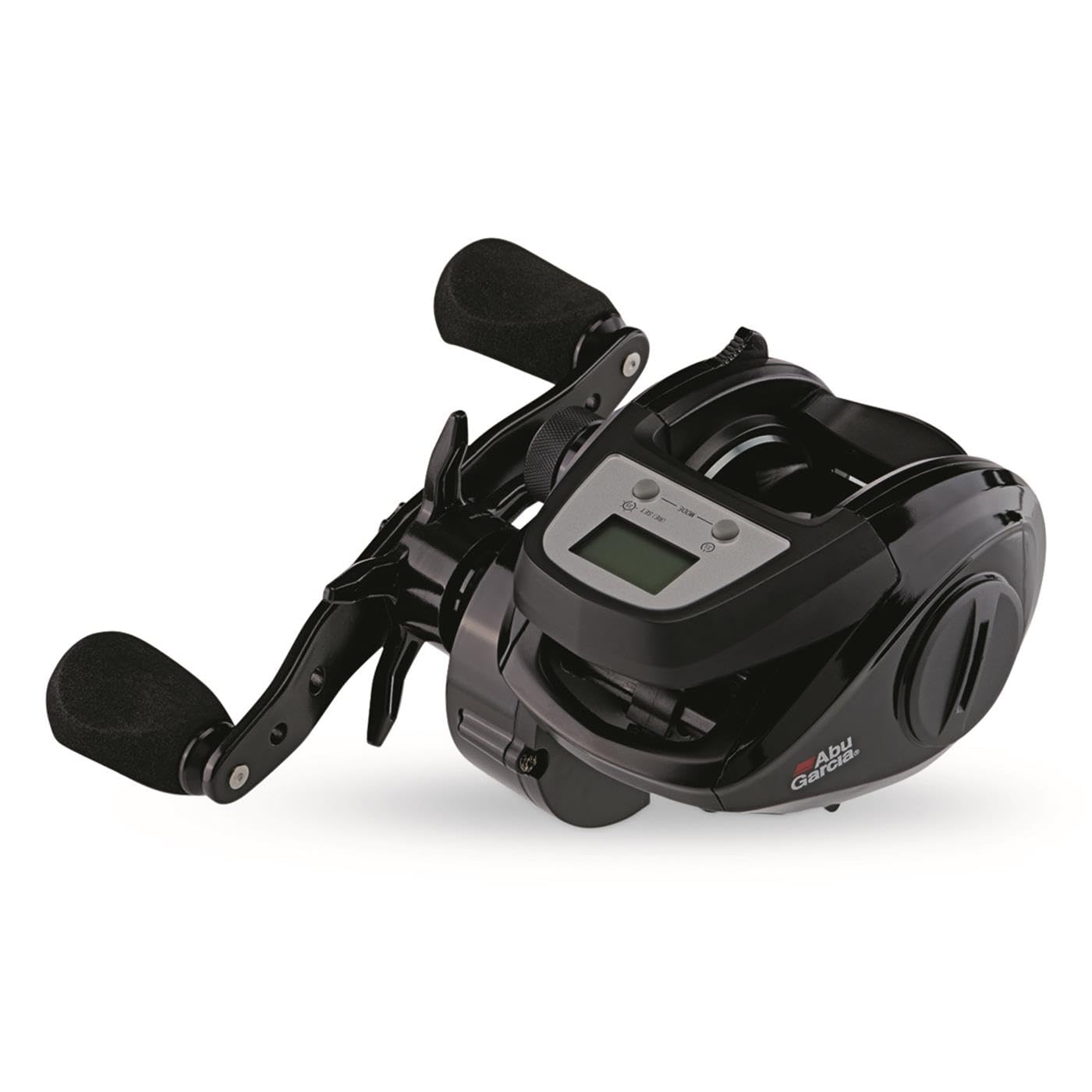 Abu Garcia Max Digital Line Counter Low Profile Baitcast Reel, Size 50Lp (1498759), Carbon Fiber Star Drag, Max Of 20Lb 9.0Kg, Durable, Lightweight And Strong, Black