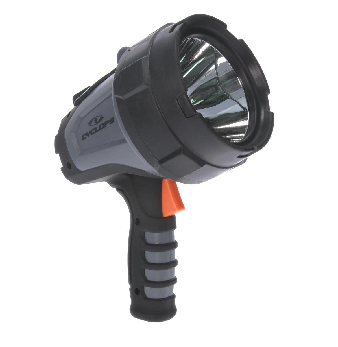 Cyclops 900 Lumens 10-Watt Led Rechargeable Handheld Spotlight With Ac/Dc Charger, 12V Dc Car Plug