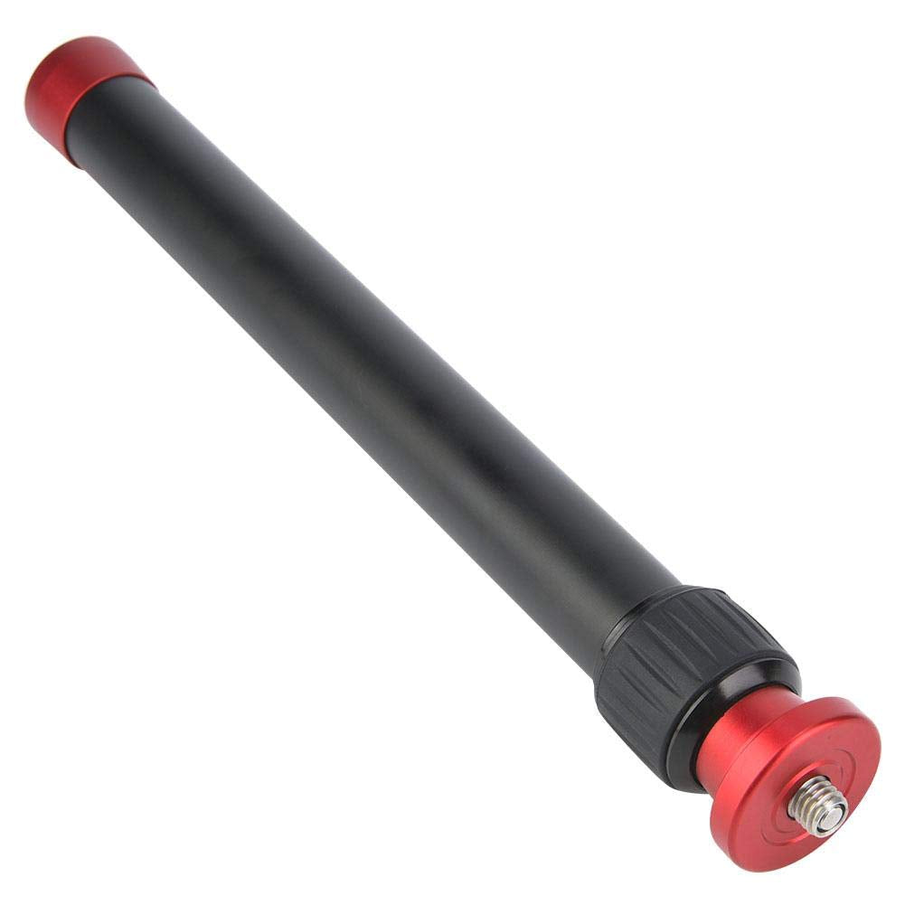 Yosoo Health Gear Tripod Extender, Aluminum Alloy Tripod Mount Monopod Extension Rod For Camera, Red, 1/4-20 Thread, Floor Mount