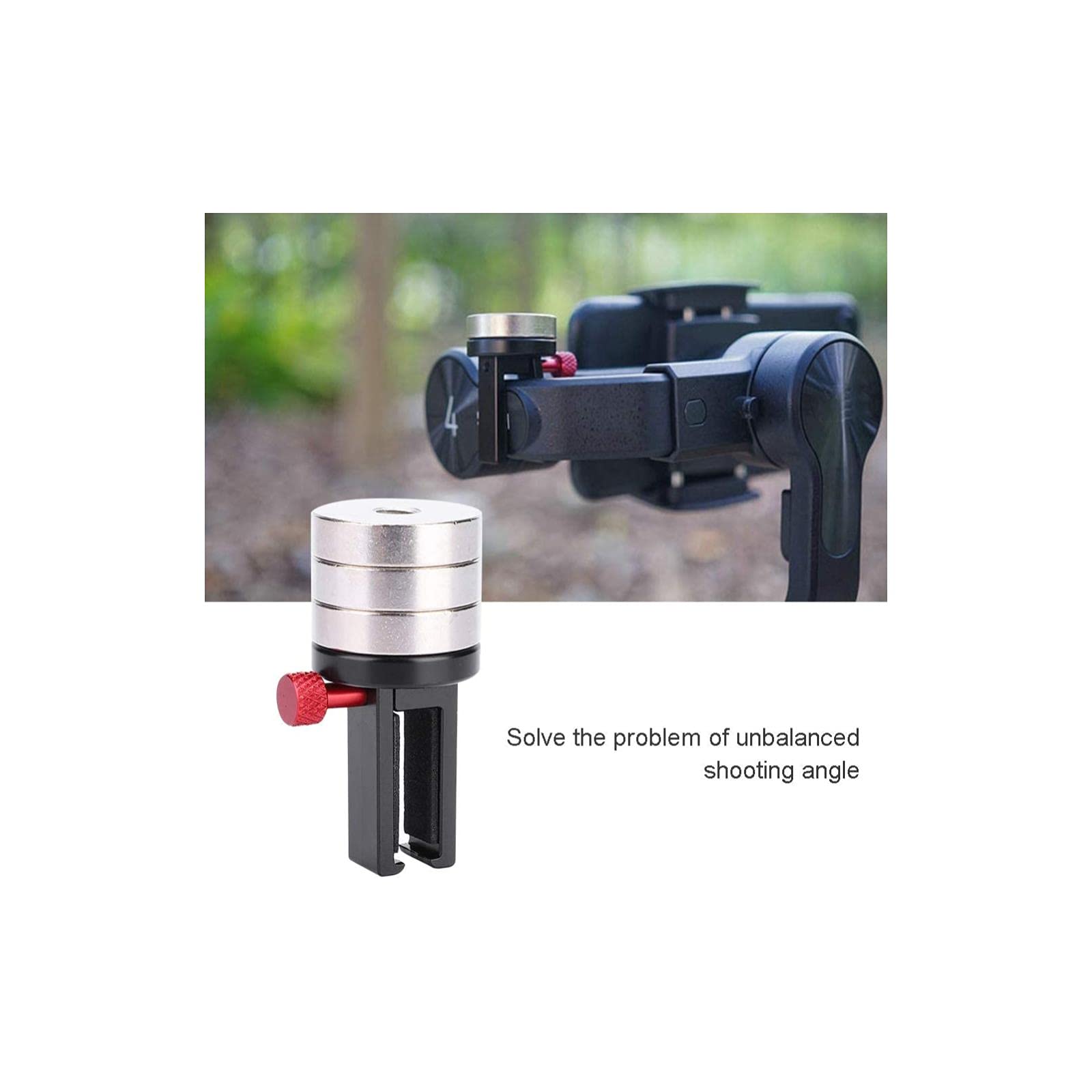 Vbestlife Gimbal Counterweight, Aluminium Alloy, Balance Weights Set, Lightweight Stabilizer Counterweight For Dji 1/2, Smooth Q/2/3/4, Feiyu All Series, Etc