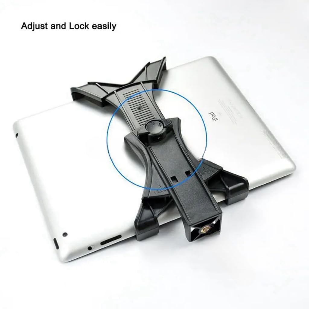 Kusport The Universal Tablet Tripod Stand Is Suitable For Ipad, Ipad Air, Air 2, Ipad Mini, And More Tablets.