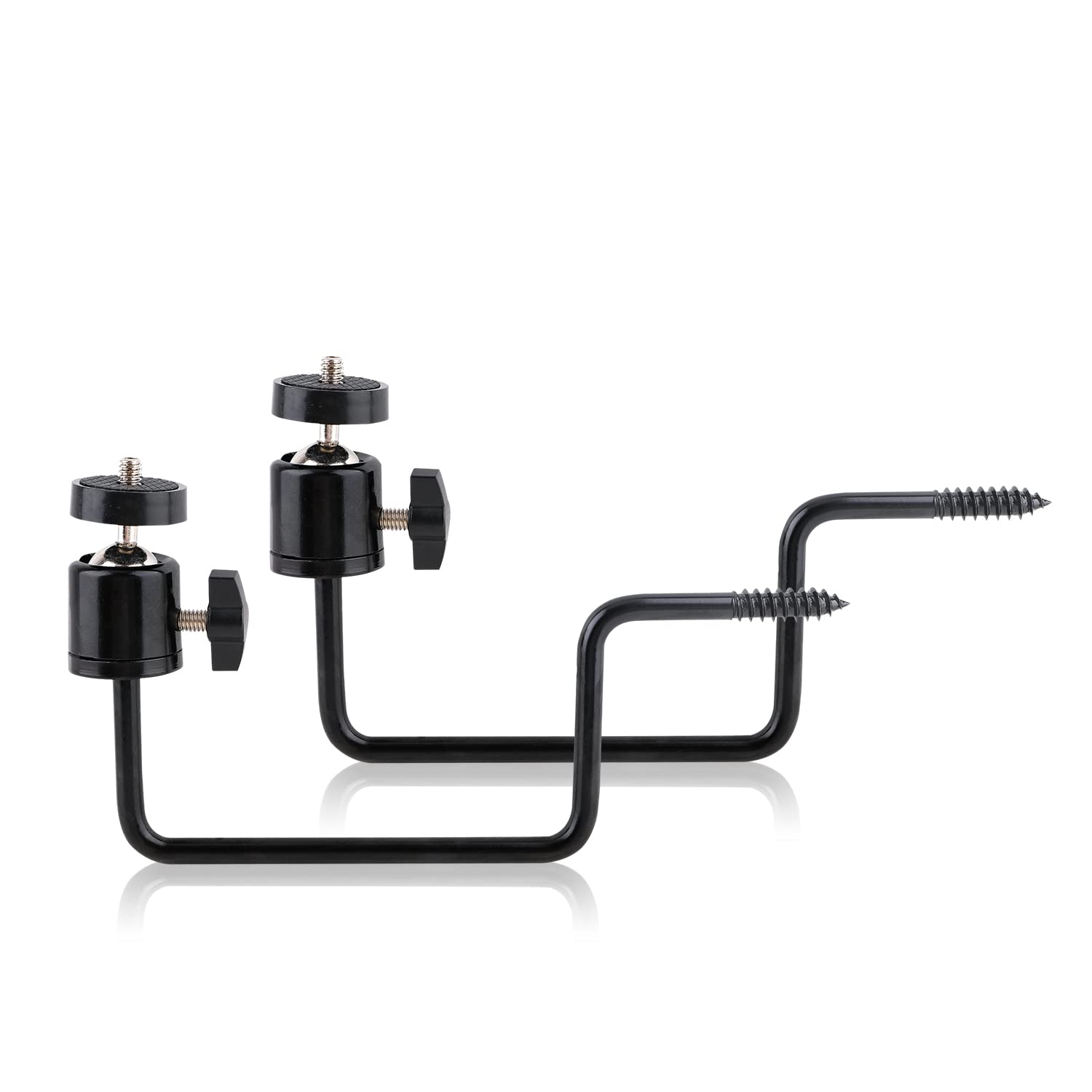 Wildgameplus Cnc Aluminum Alloy Mount Stand,2Pcs 360° Rotation 3/8 To 1/4 Inches Screw Tree Mount Holder Stick For Forest Trail Cameras & Night Vision & Solar Panel Charger Bracket Wg-2Cs01