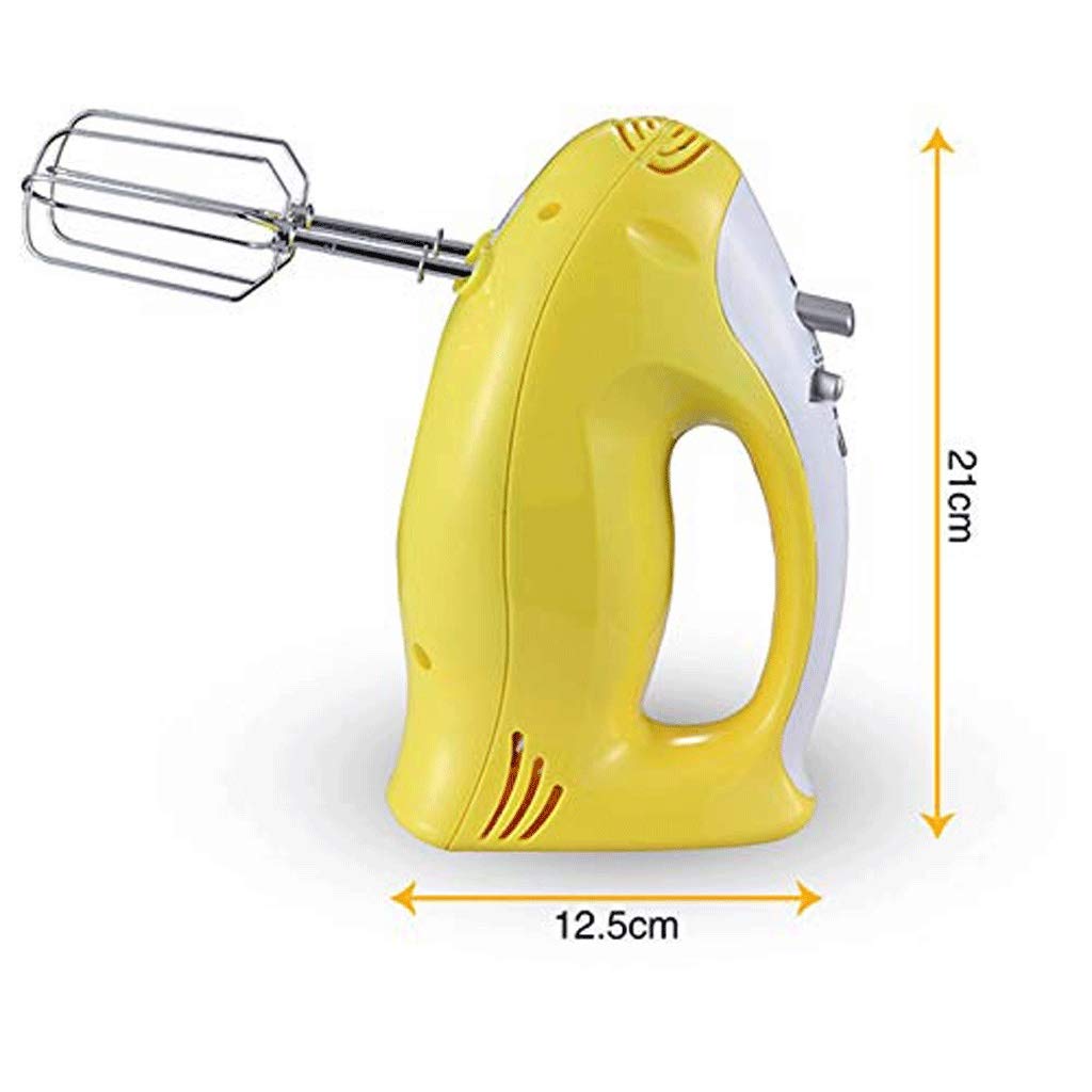 Hhbuo Egg Beater,Electric Mixer Hand Held, Multi-Function Hand Mixer And Blender, Beaters,Blender,Beaker,Milk Frother,Whisk-Pearl White Fine