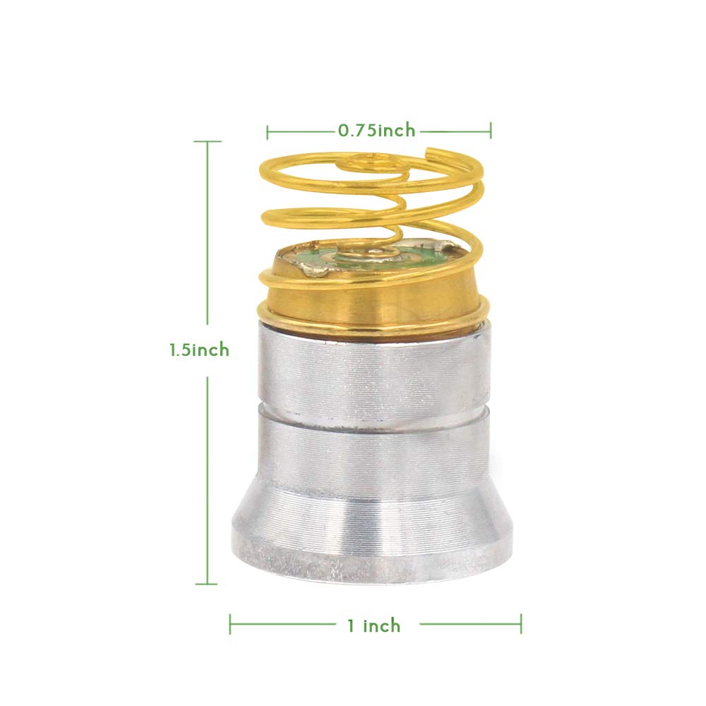 Miular 395Nm Uv Black Light Flashlight Led Replacement Bulb Single Mode P60 Drop-In Module For C2 G2 Z2 6P 9P G3 S3 D2