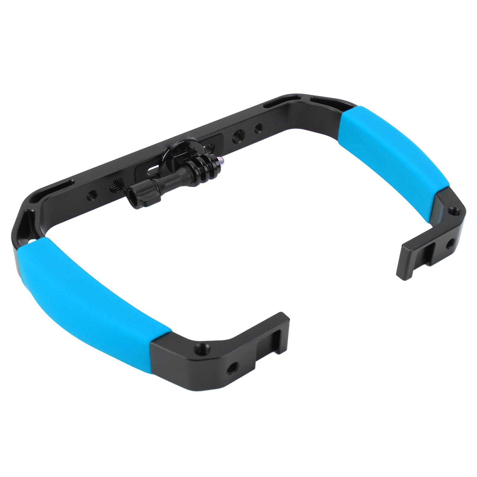 Youthink Underwater Diving Rig Stabilizer With Non Slip Grip For Action Camera Handle - For Diving Enthusiasts And Videographers - Aluminium Alloysilicone (Sky Blue)