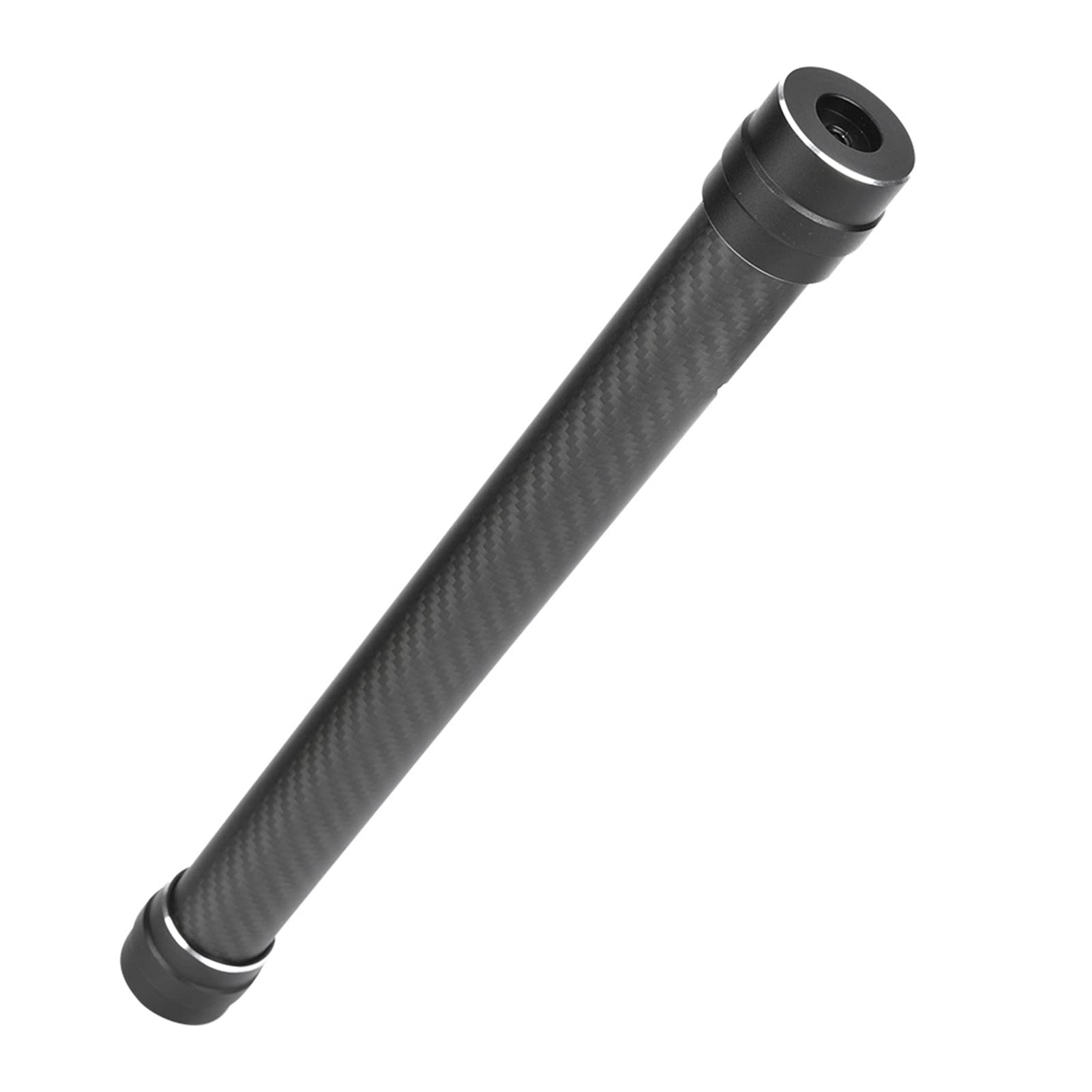 Jeozbm Carbon Fiber Extension Pole, 11.8In Monopod Extension Rod With 1/4" 3/8" Screw, Compatible With Tripod, Led Light, For Camera Stabilizer